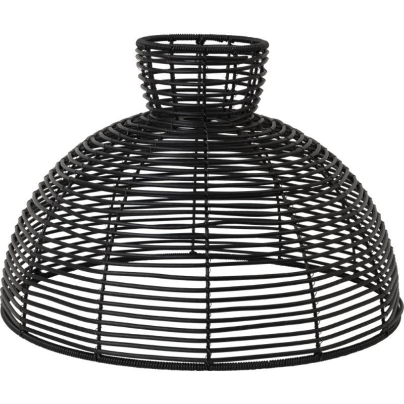 Runde Lampskärm Svart, 320 mm