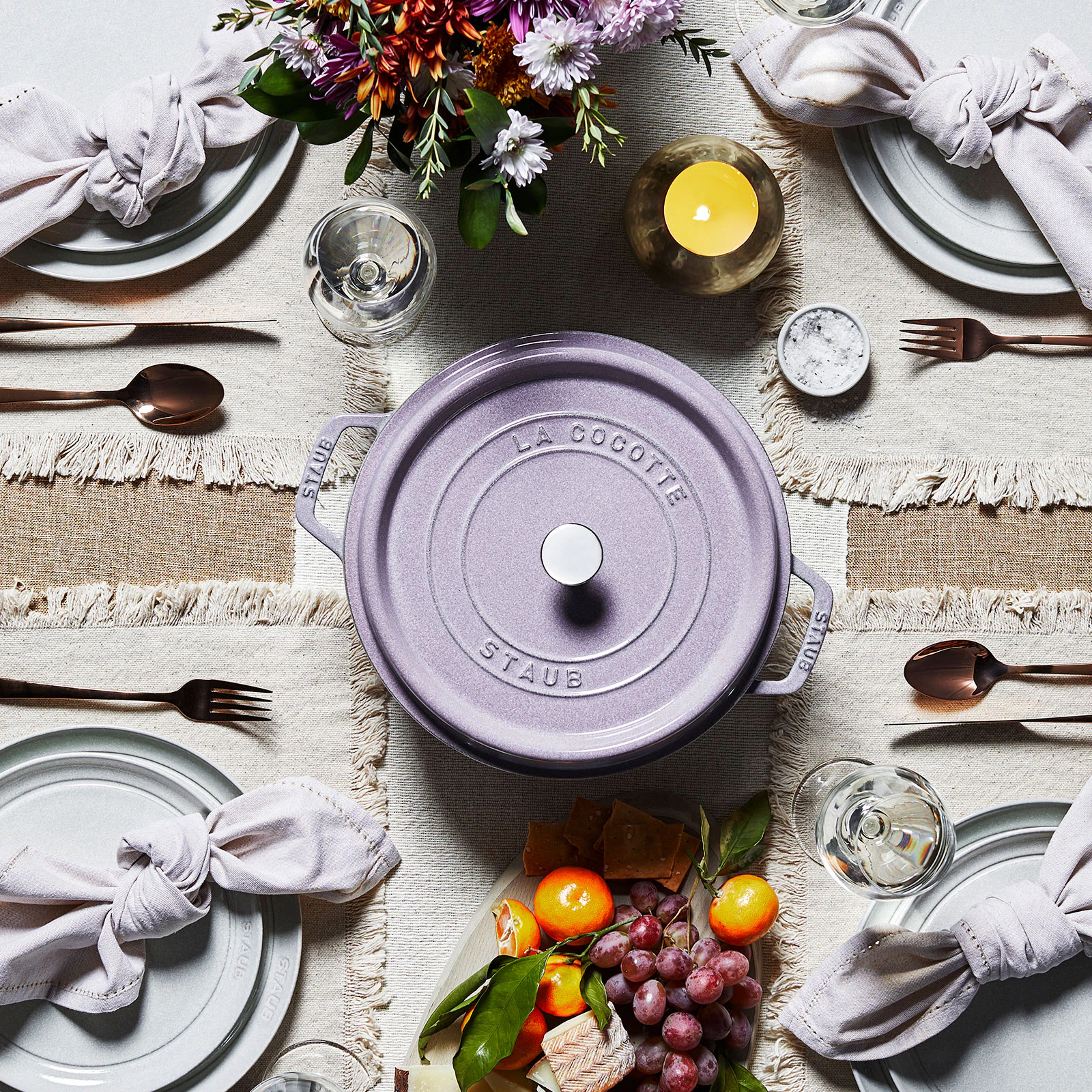 Staub La Cocotte sgryta 5,25 L, cherry blossom från Staub, bild 2