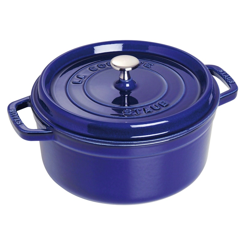 Staub Rund Gryta 26 cm 5,2 L, Mörkblå