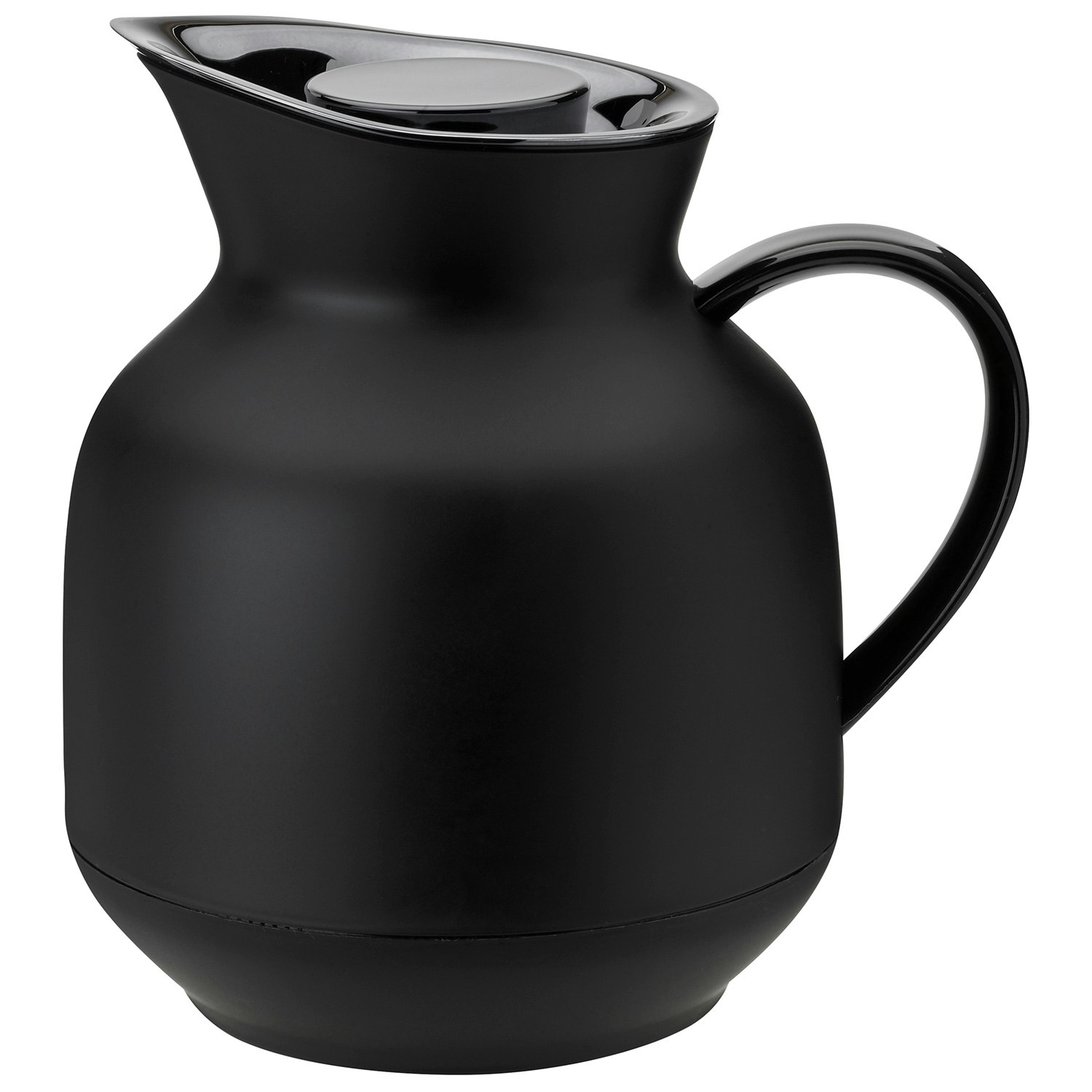 Stelton Amphora Tekanna 1 L Soft Black - Tebryggare & Tekannor Plast Svart