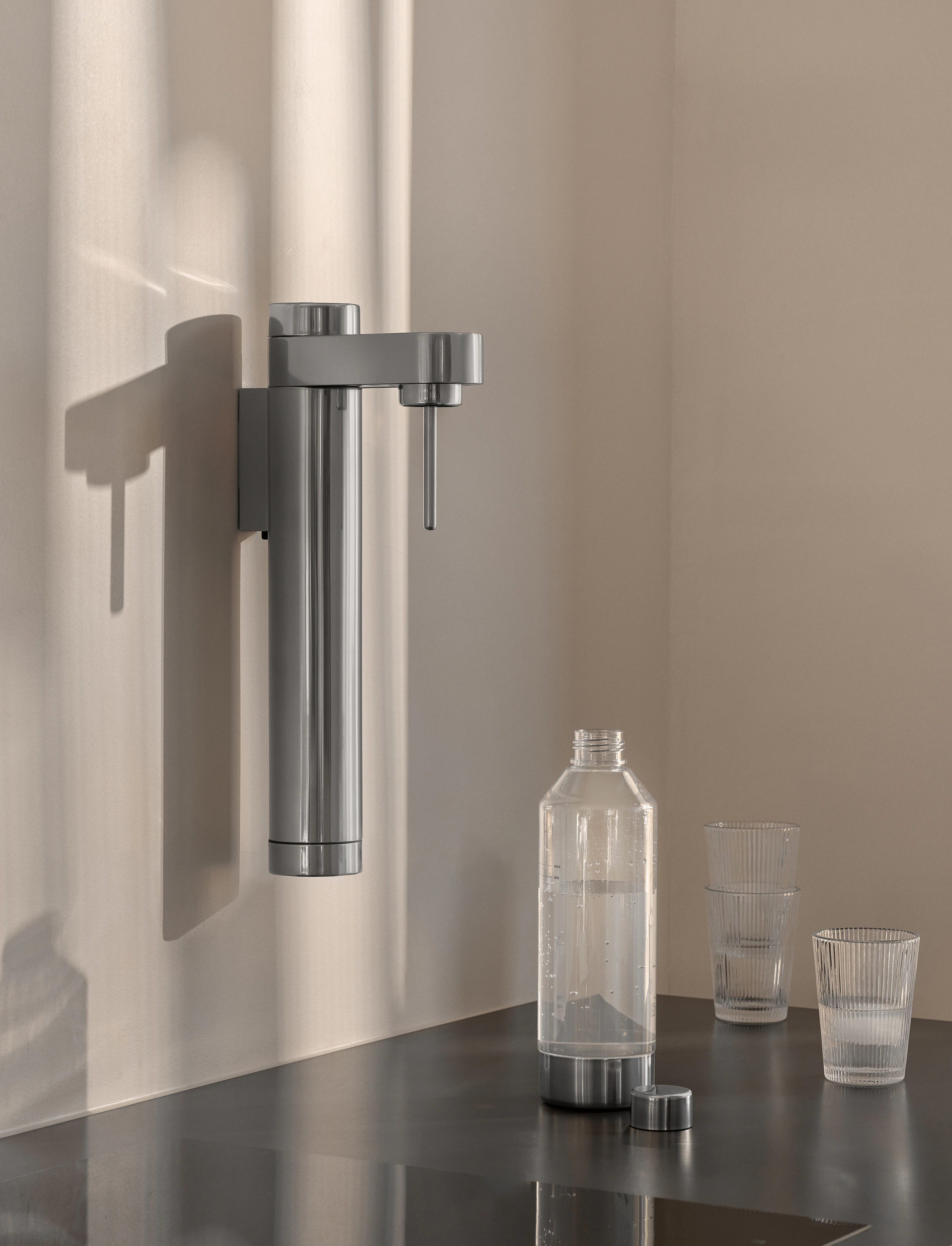 Stelton Brus Kolsyremaskin Vägghängd, stål från Stelton, bild 2