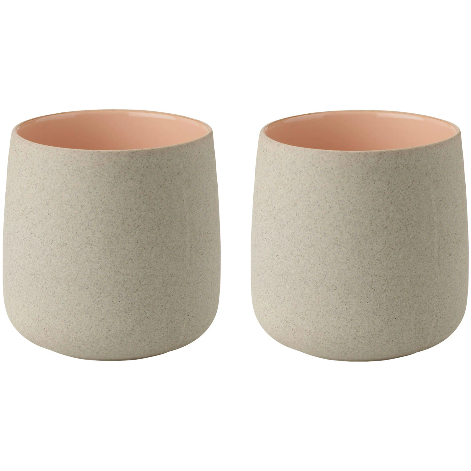 Stelton Emma Mugg 22 Cl 2-pack - Kaffekoppar Stengods Rosa
