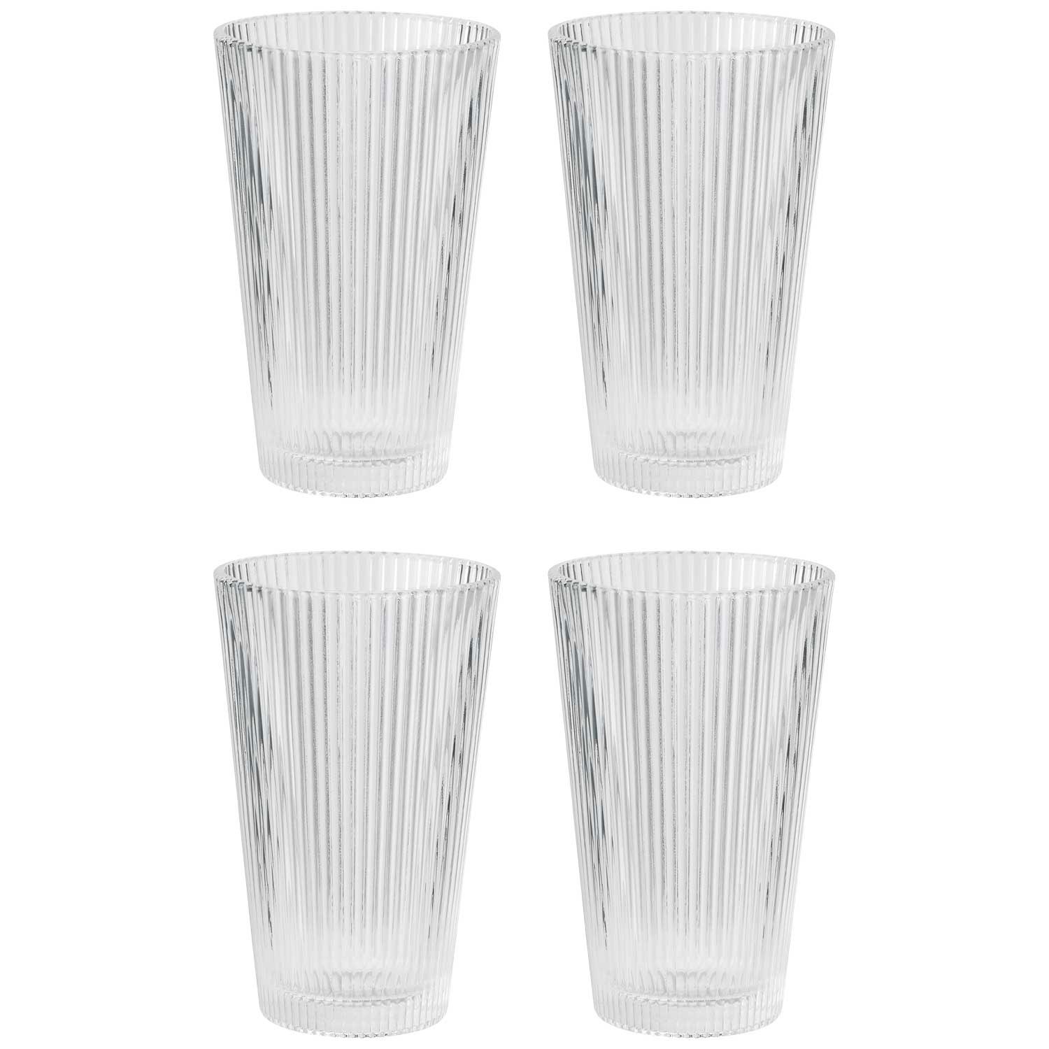 stelton pilastro dricks 35 cl 4-pack - dricksglas glas klar