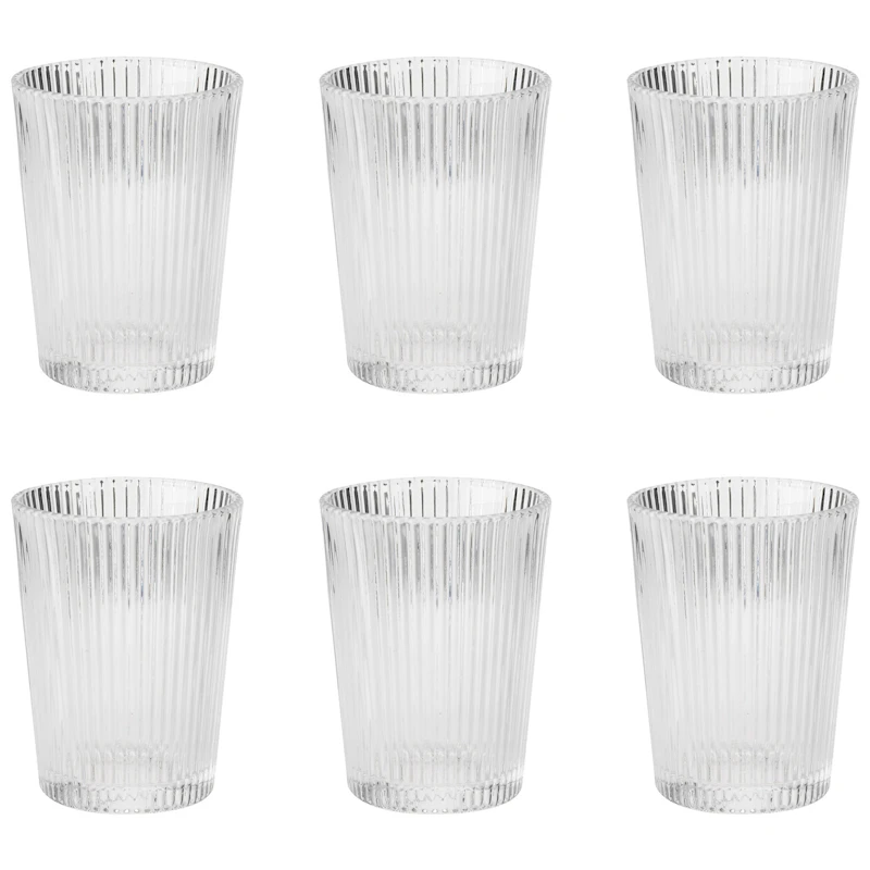 Pilastro Glas 6-pack, Klar