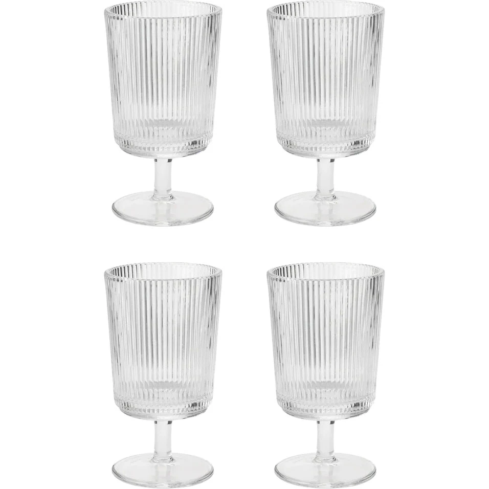 Stelton Pilastro Vin 18 Cl 4-pack - Vinglas Glas Klar