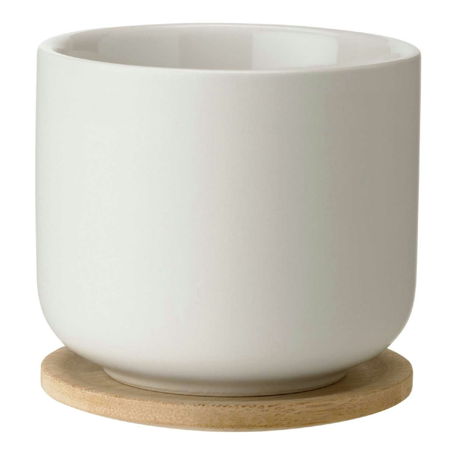 Stelton Theo Mugg Med Underl&auml;gg - Kaffekoppar Stengods Sand