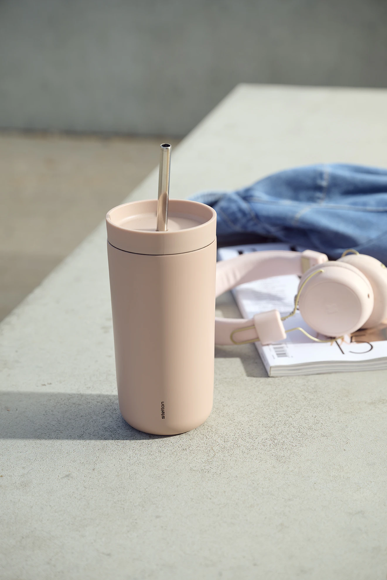 Stelton To Go Sip Termosmugg Med Sugrör 40 Cl, heather från Stelton, bild 4