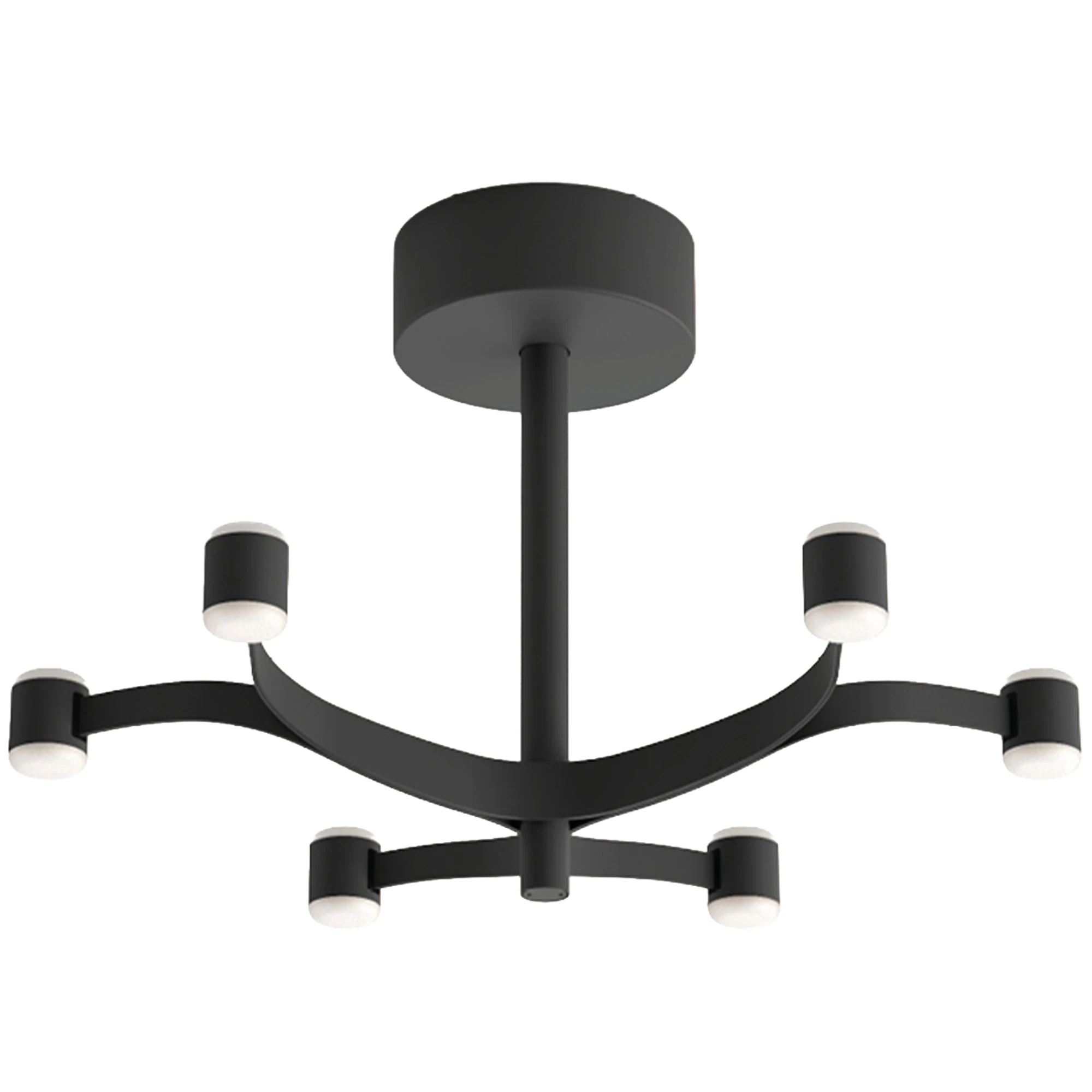 Stilnovo Fronda Phase-cut Plafond &Oslash;48 - Plafonder Aluminium Svart