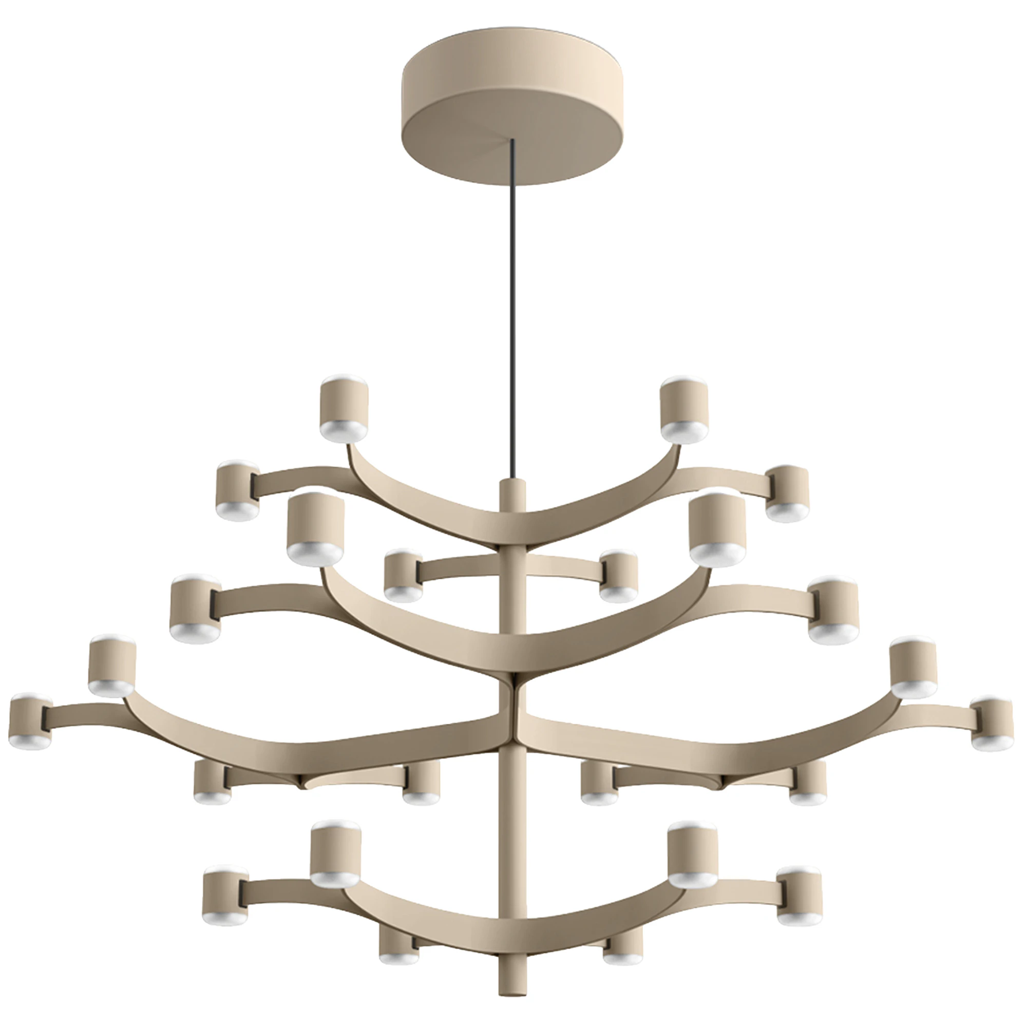 Stilnovo Fronda Phase-cut Pendel Ø83 - Pendellampor Aluminium Mushroom