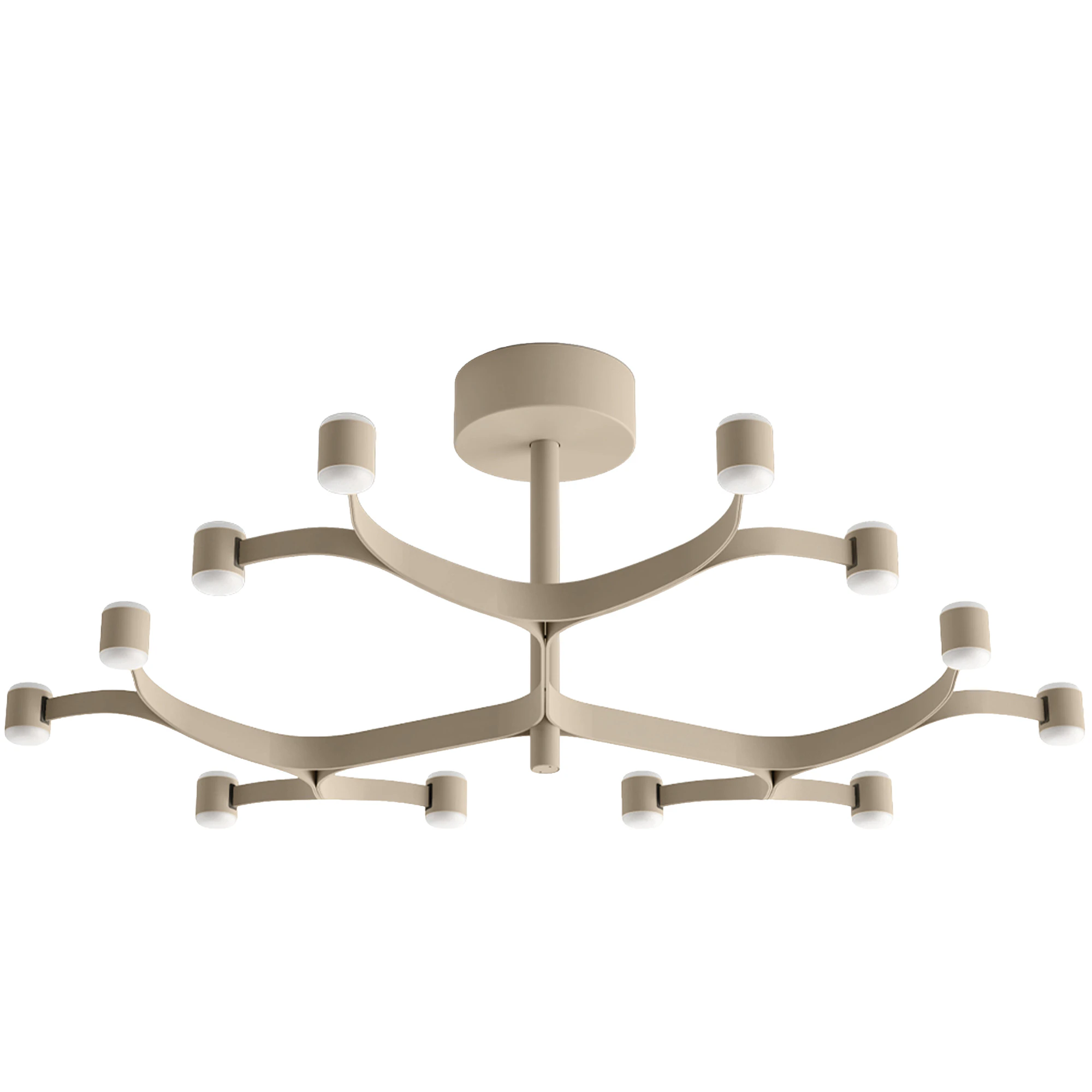 Stilnovo Fronda Phase-cut Plafond &Oslash;83 - Plafonder Aluminium Mushroom