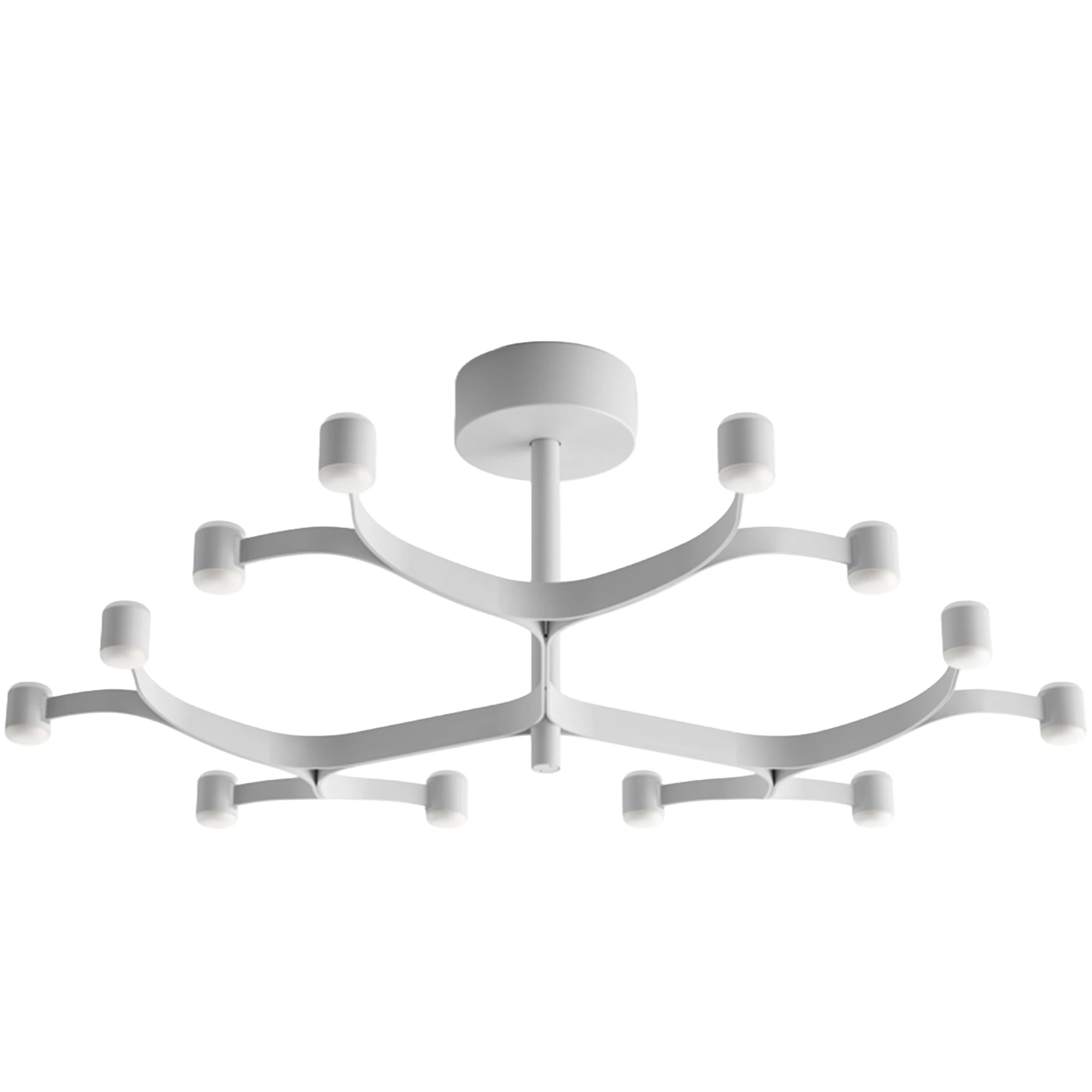 Stilnovo Fronda Phase-cut Plafond &Oslash;83 - Plafonder Aluminium Vit