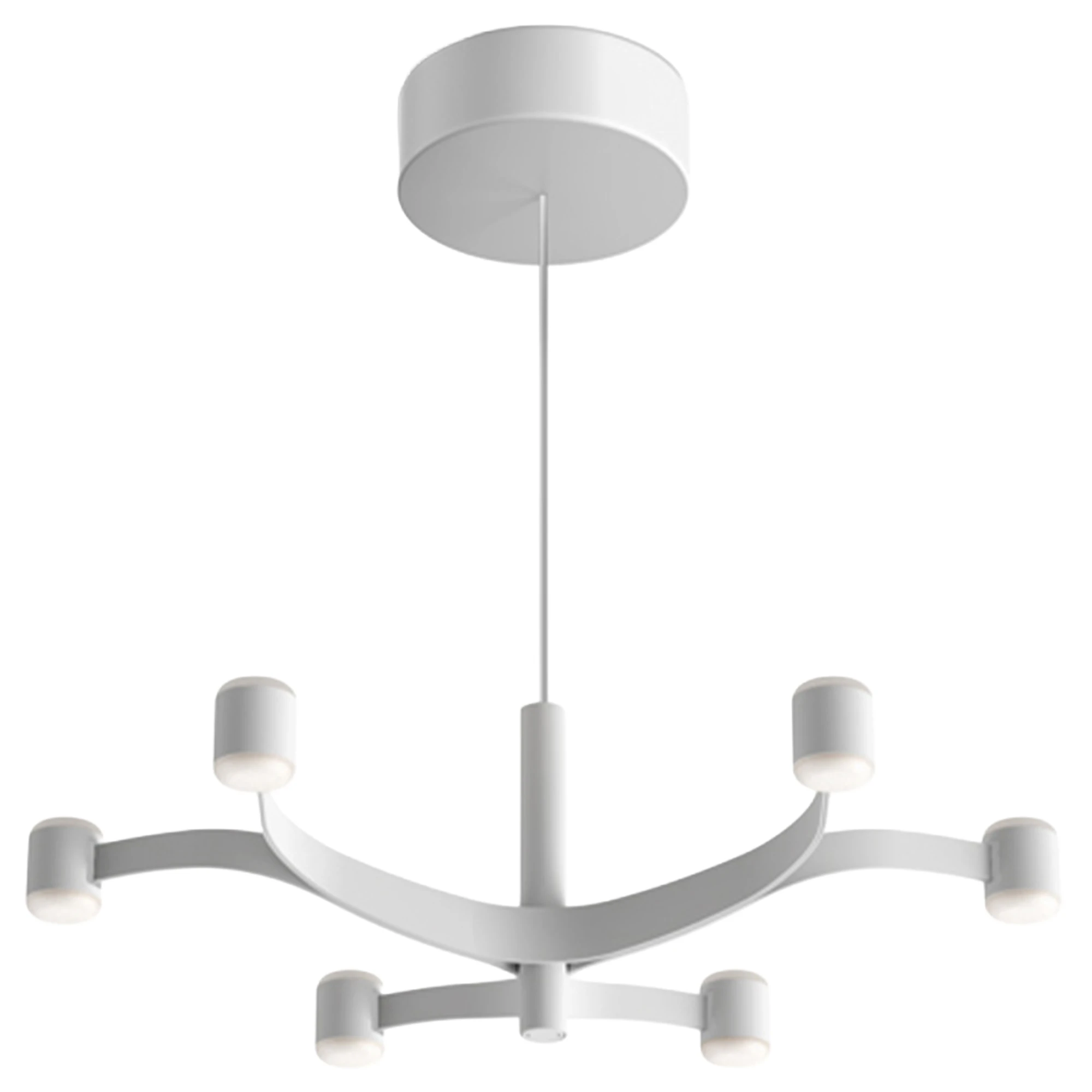 Stilnovo Fronda Phase-cut Pendel Ø48 - Pendellampor Aluminium Vit