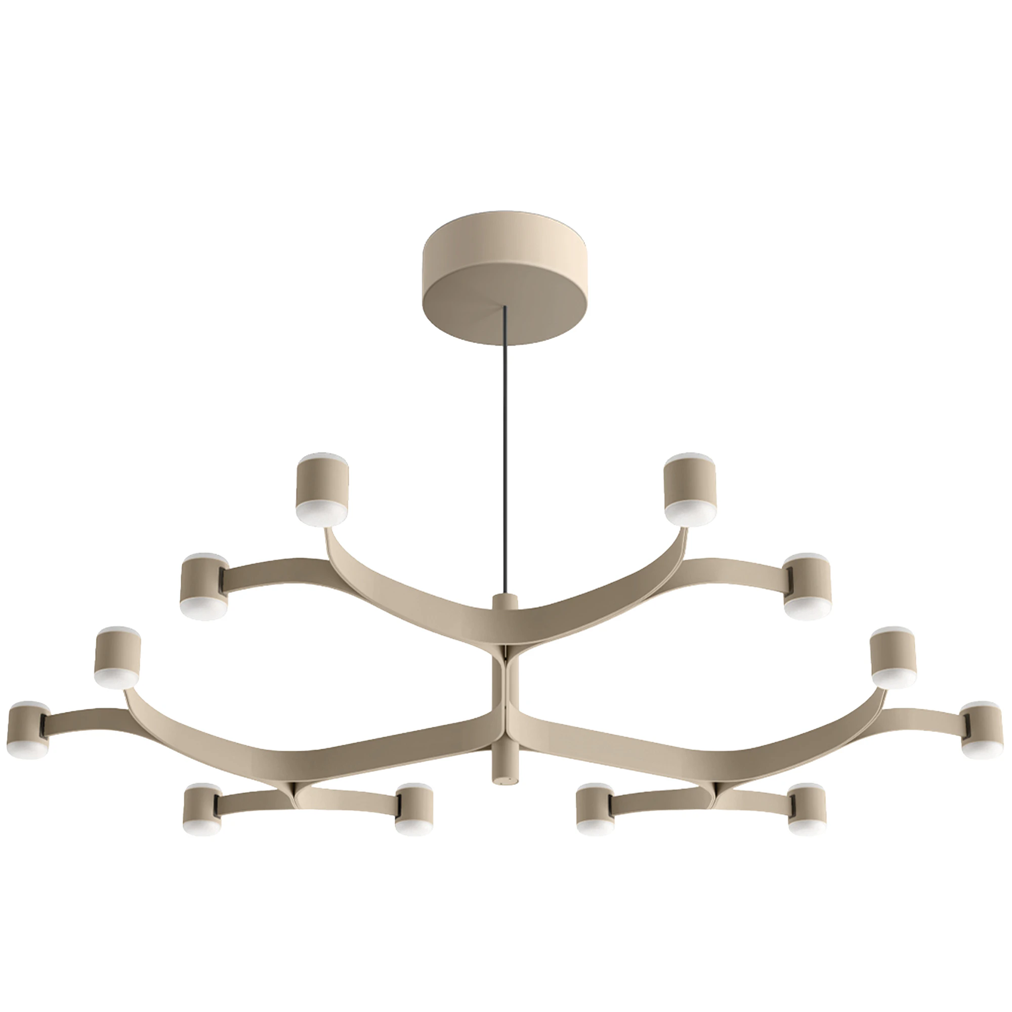 Stilnovo Fronda Phase-cut Pendel Ø83 - Pendellampor Aluminium Mushroom