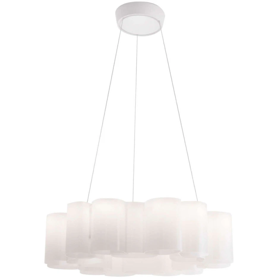 Stilnovo Honey Pendel 58 Cm (Phase-cut) - Pendellampor Aluminium Vit