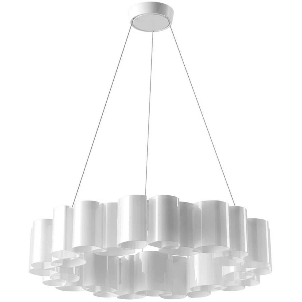 Stilnovo Honey Pendel 86 Cm (Phase-cut) - Pendellampor Aluminium Vit