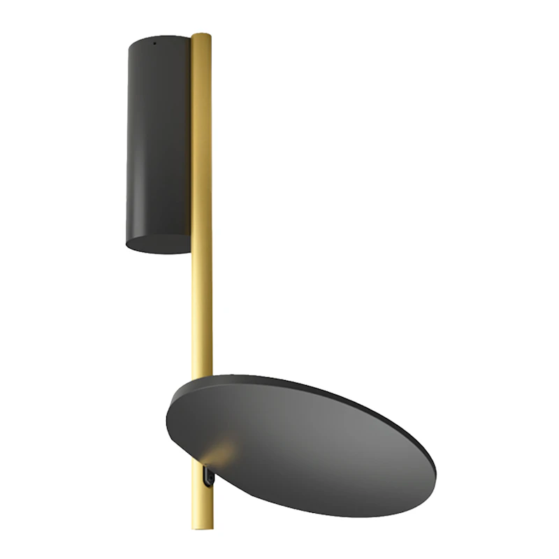 Kimia Plafond, Svart / Satin Gold