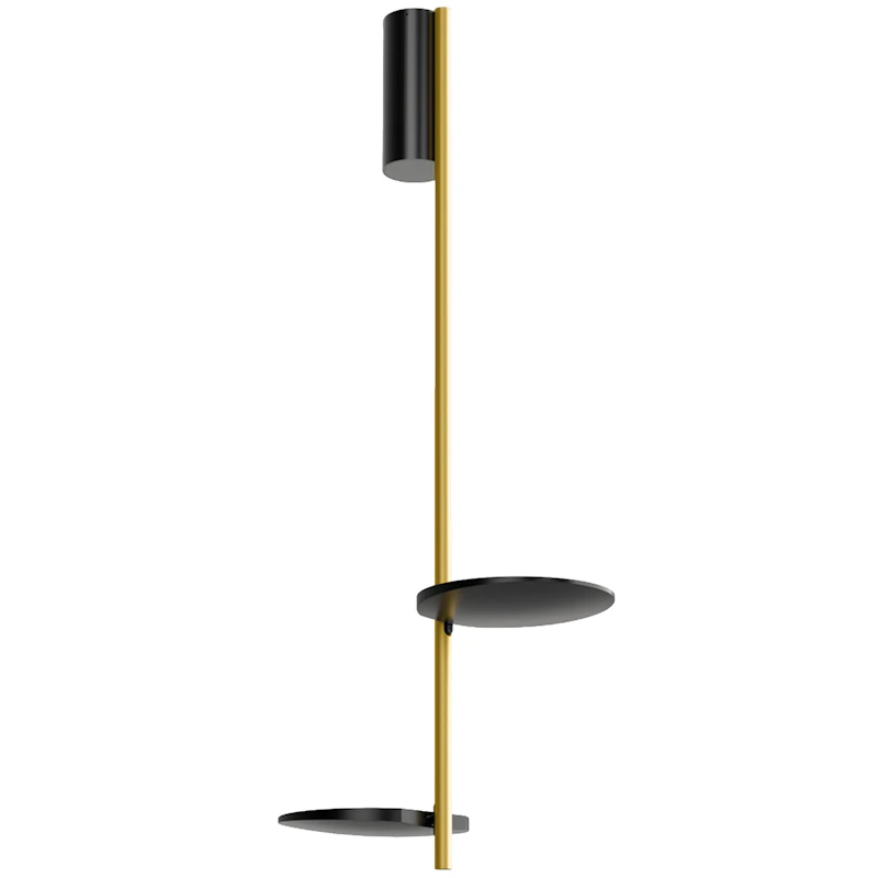 Kimia Pendel, Svart / Satin Gold