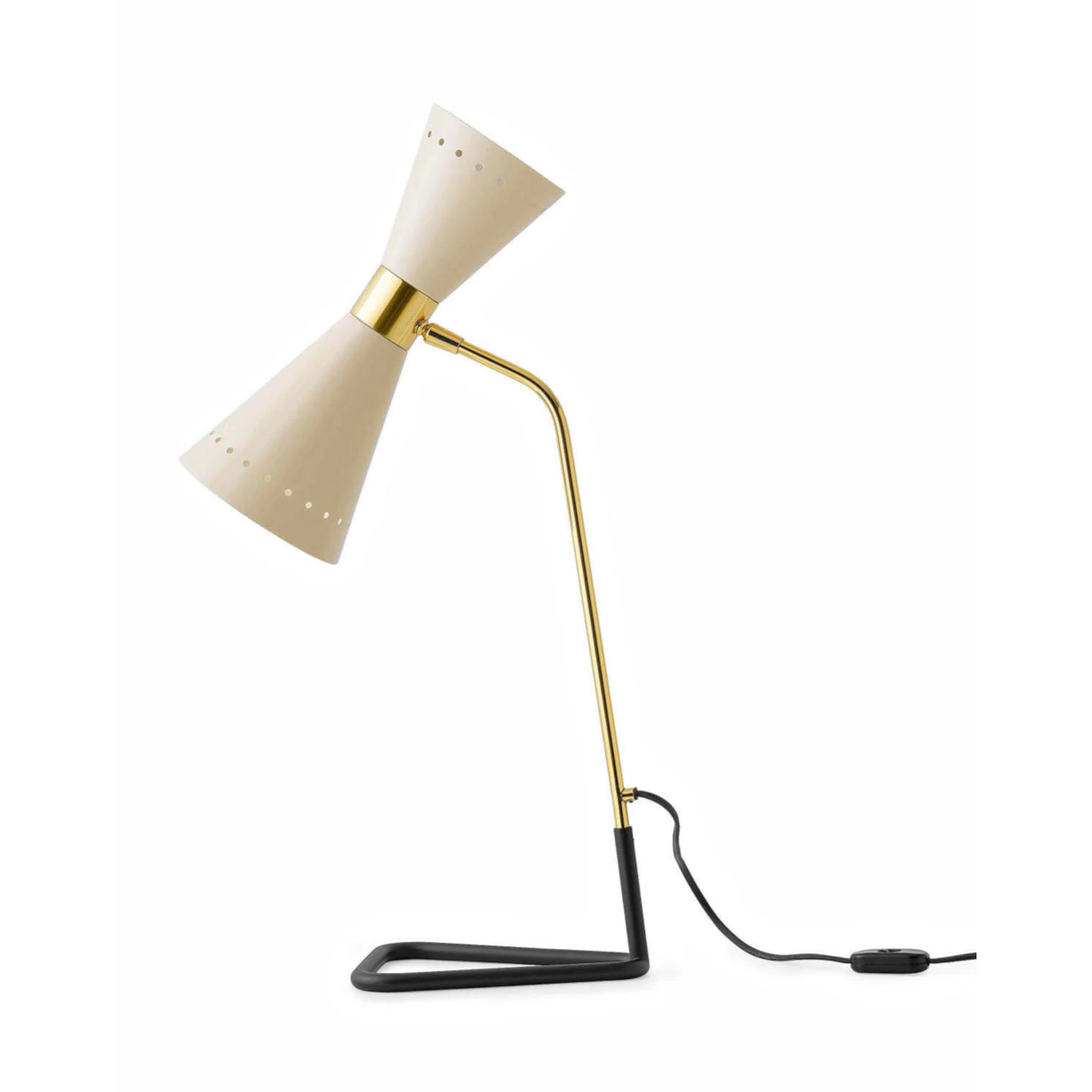 Stilnovo Megafono Bordslampa - Bordslampor M&auml;ssing Ivory