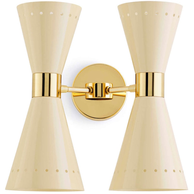 Megafono 4 Vägglampa, Ivory