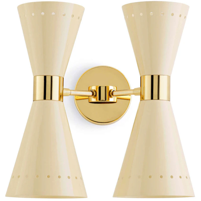 Megafono 4 Vägglampa, Ivory