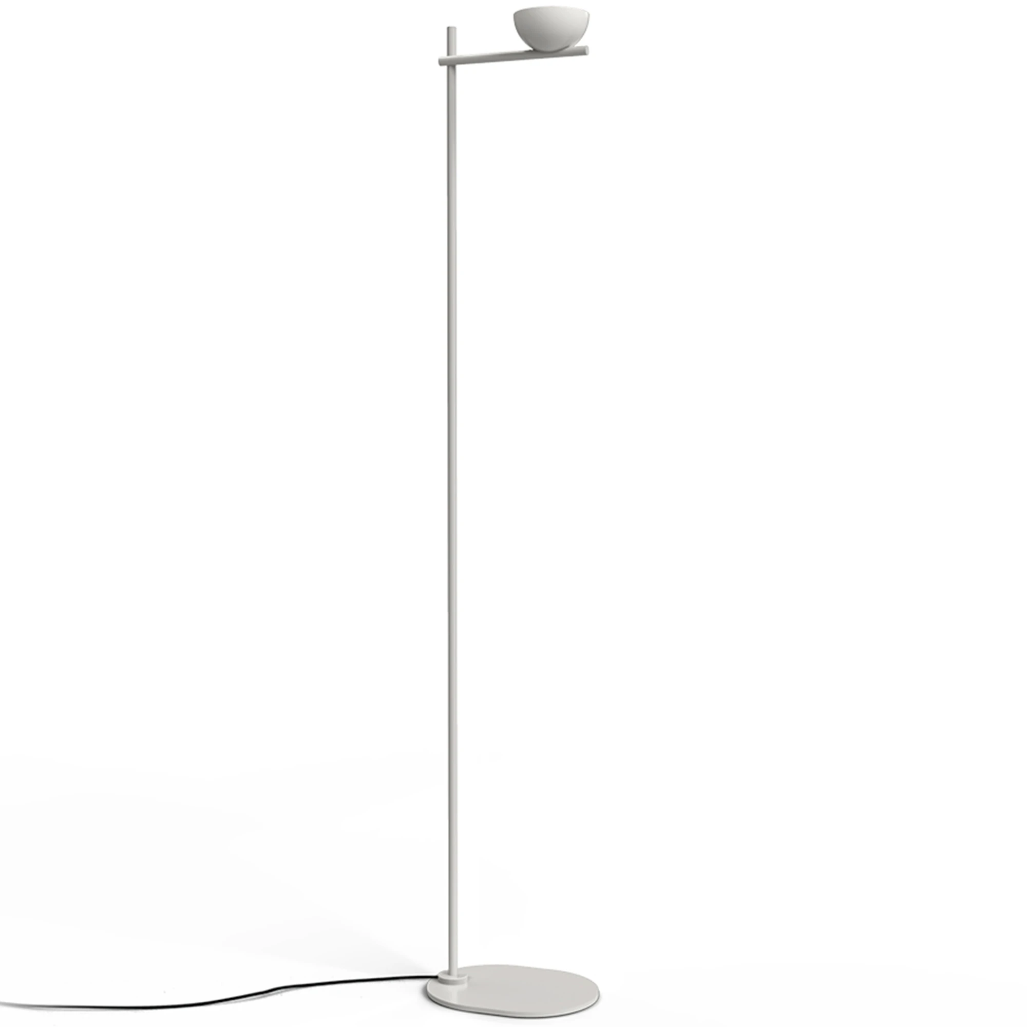 Stilnovo Nido Golvlampa 158 Cm - Golvlampor Aluminium Vit