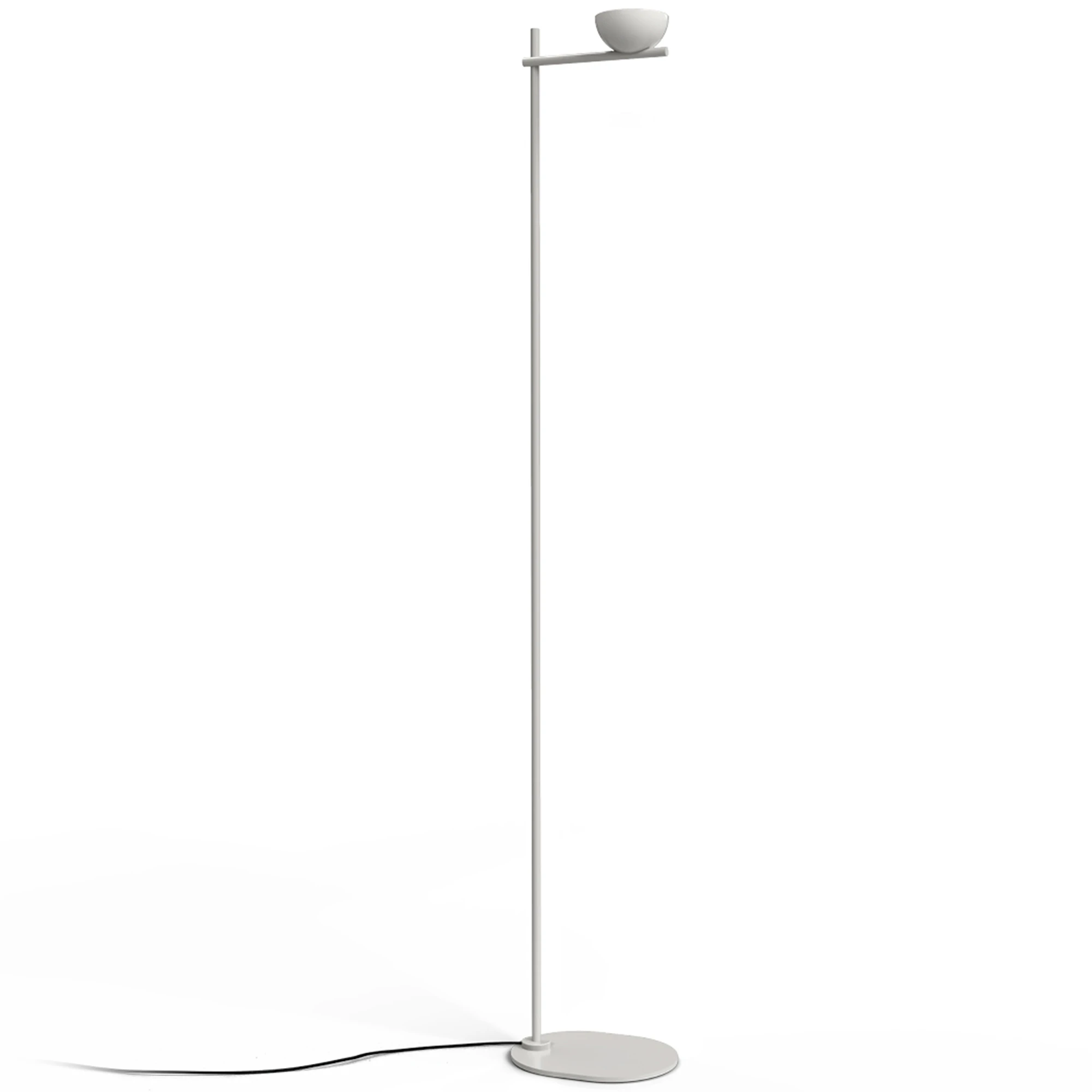 Stilnovo Nido Golvlampa 188 Cm - Golvlampor Aluminium Vit