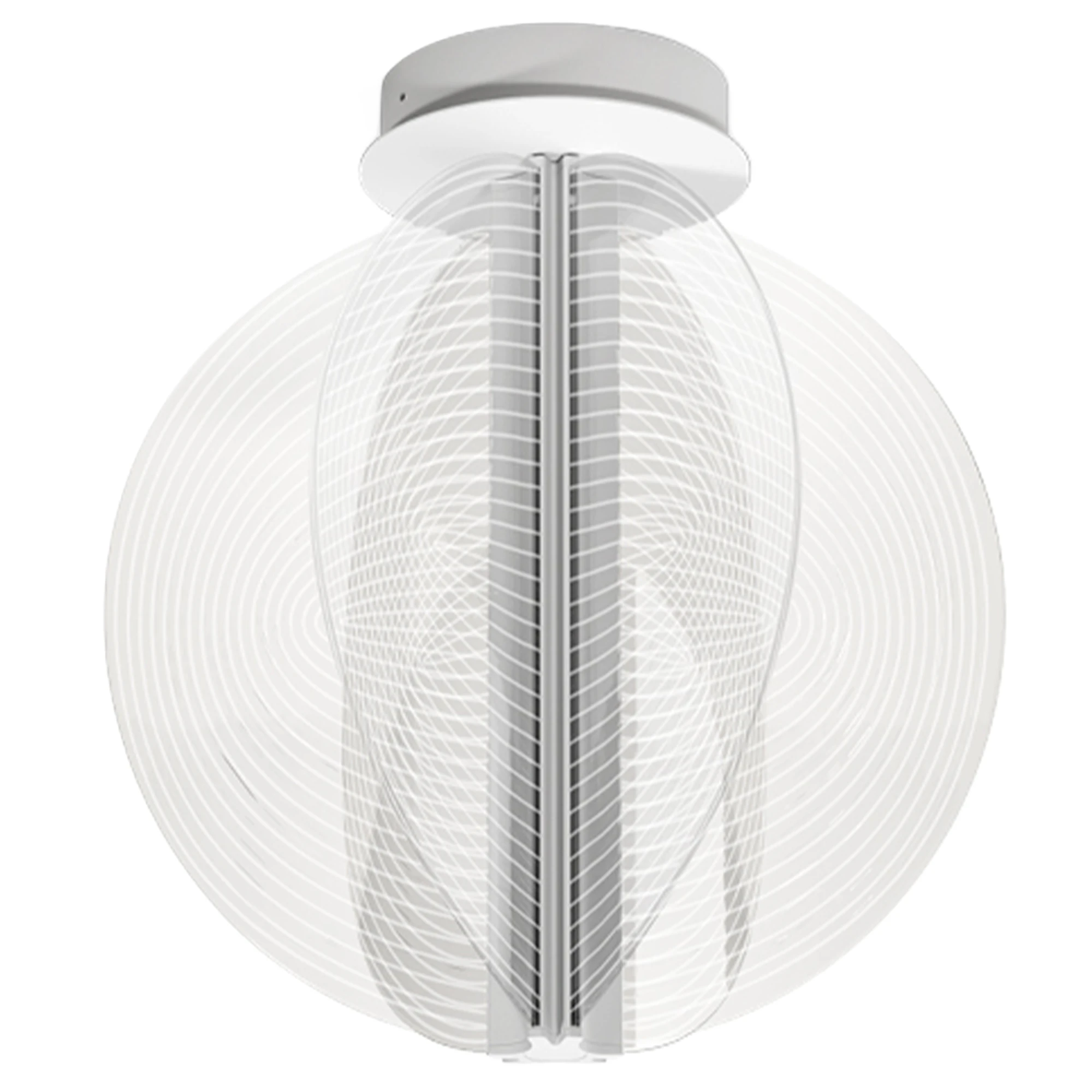 Stilnovo Papylia Plafond &Oslash;35 - Plafonder Glas Vit