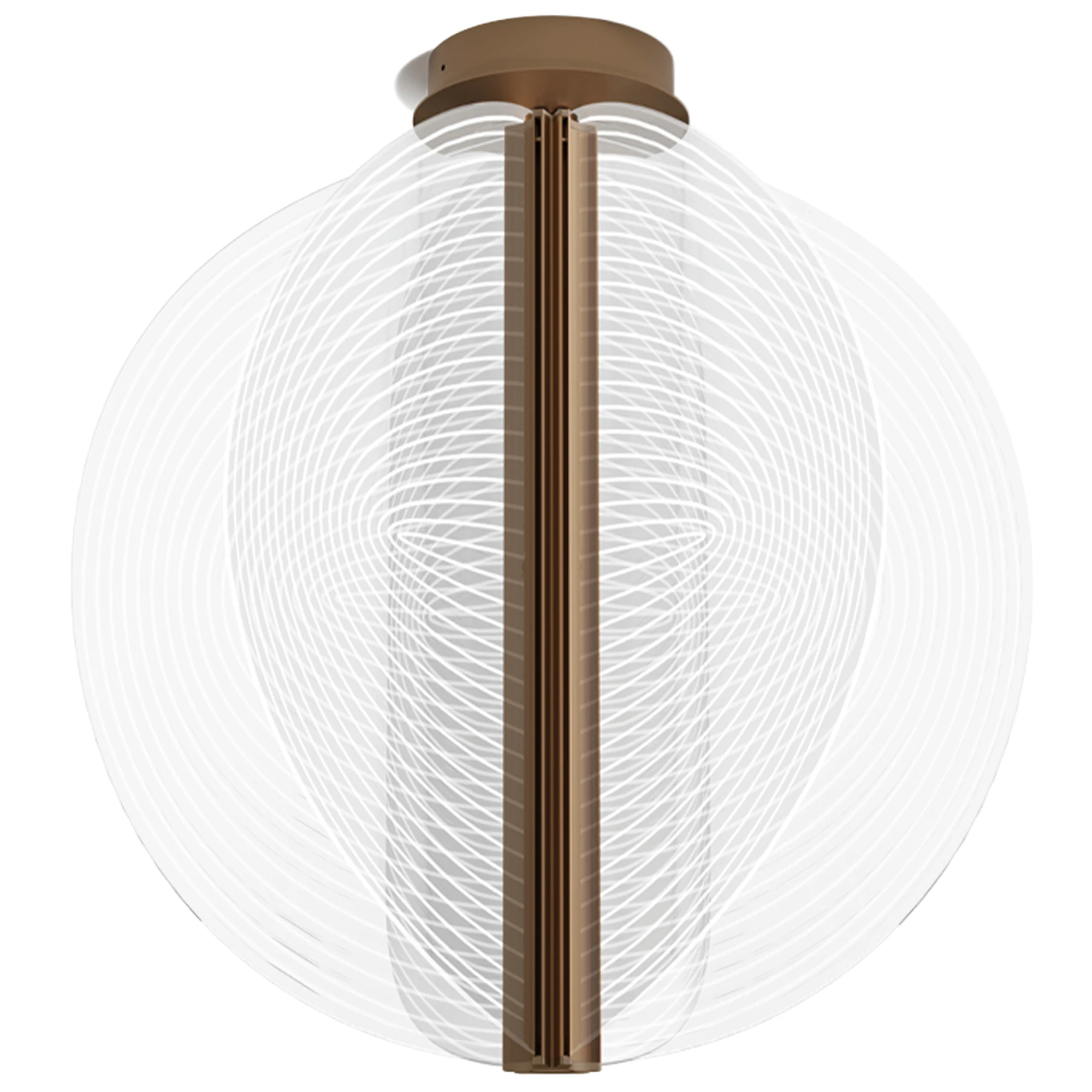 Stilnovo Papylia Plafond &Oslash;50 Dark Bronze - Plafonder Glas M&ouml;rk Brons