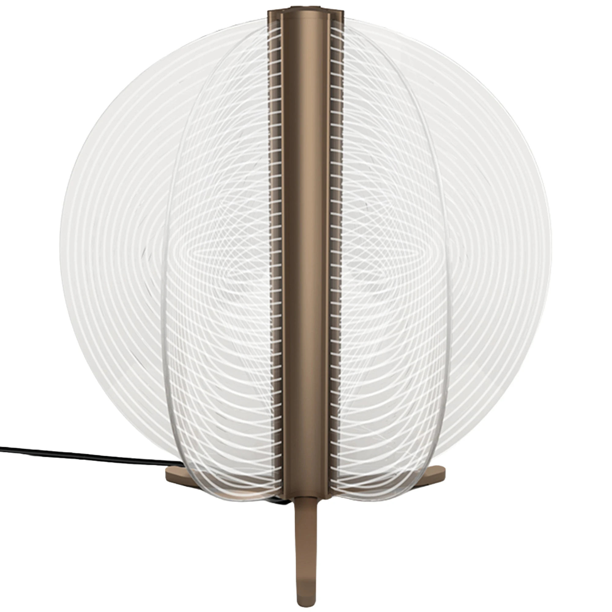 Stilnovo Papylia Golvlampa Dark Bronze - Golvlampor Glas M&ouml;rk Brons