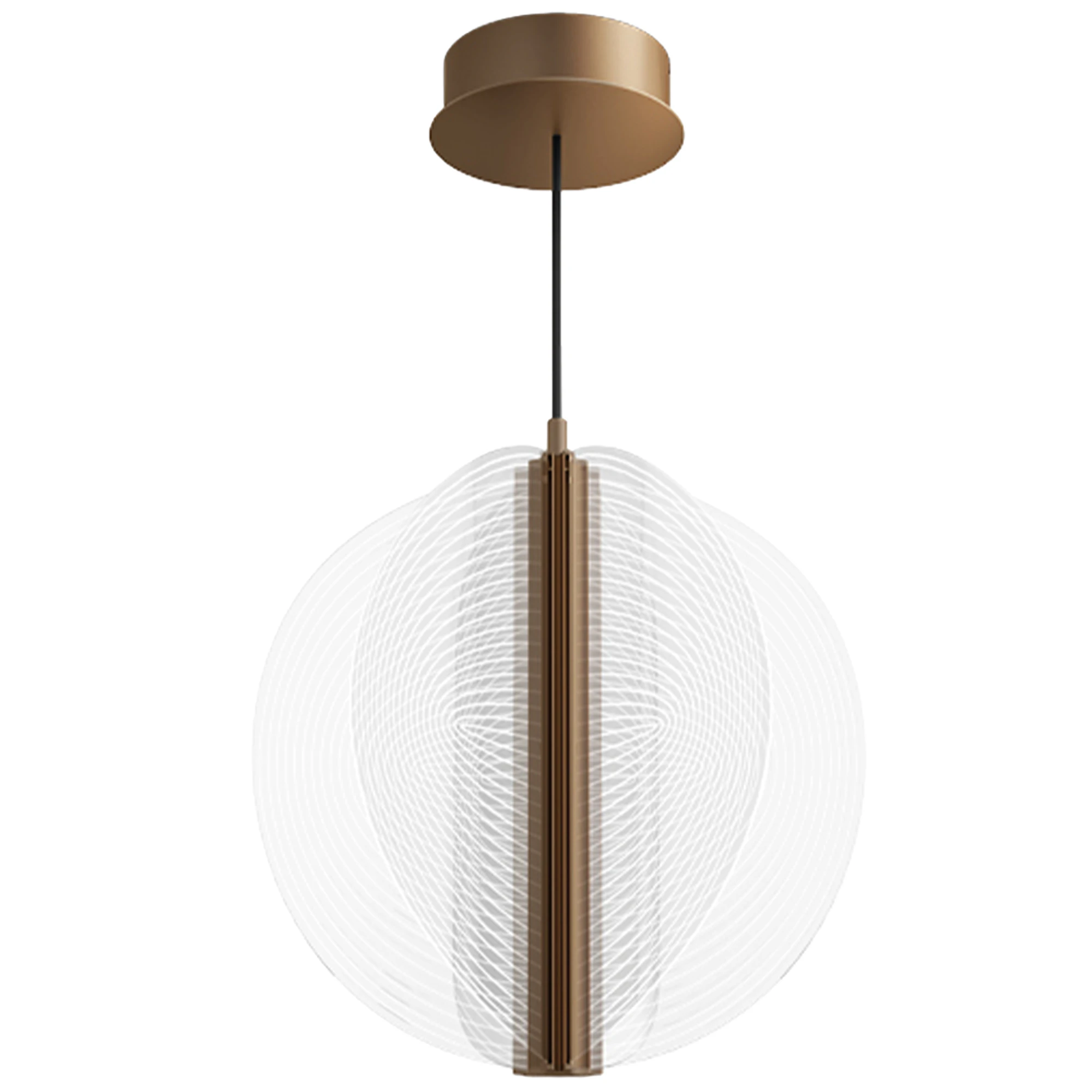 Stilnovo Papylia Pendel Ø35 Dark Bronze - Pendellampor Glas Mörk Brons