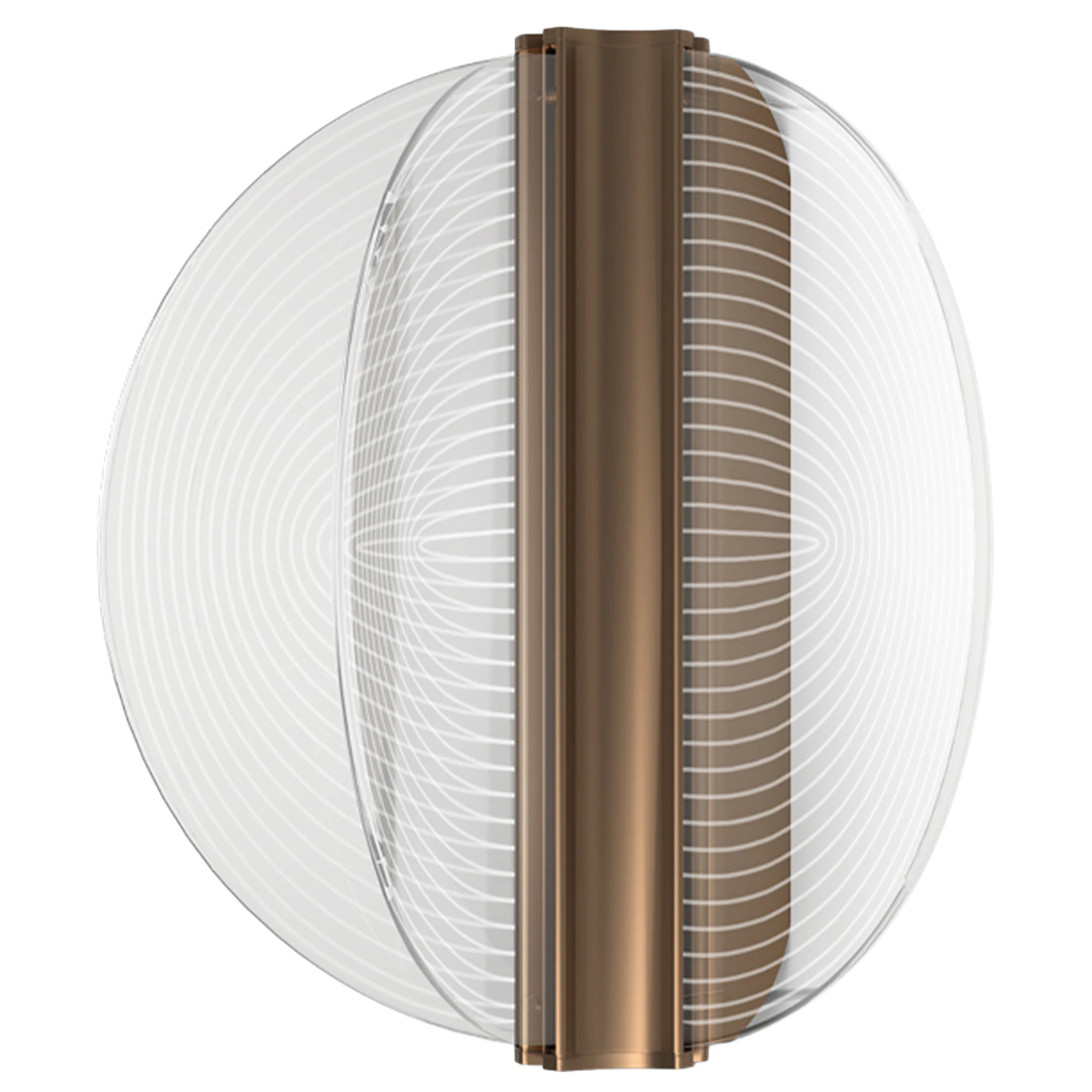 Stilnovo Papylia V&auml;gglampa Dark Bronze - V&auml;gglampor Glas M&ouml;rk Brons