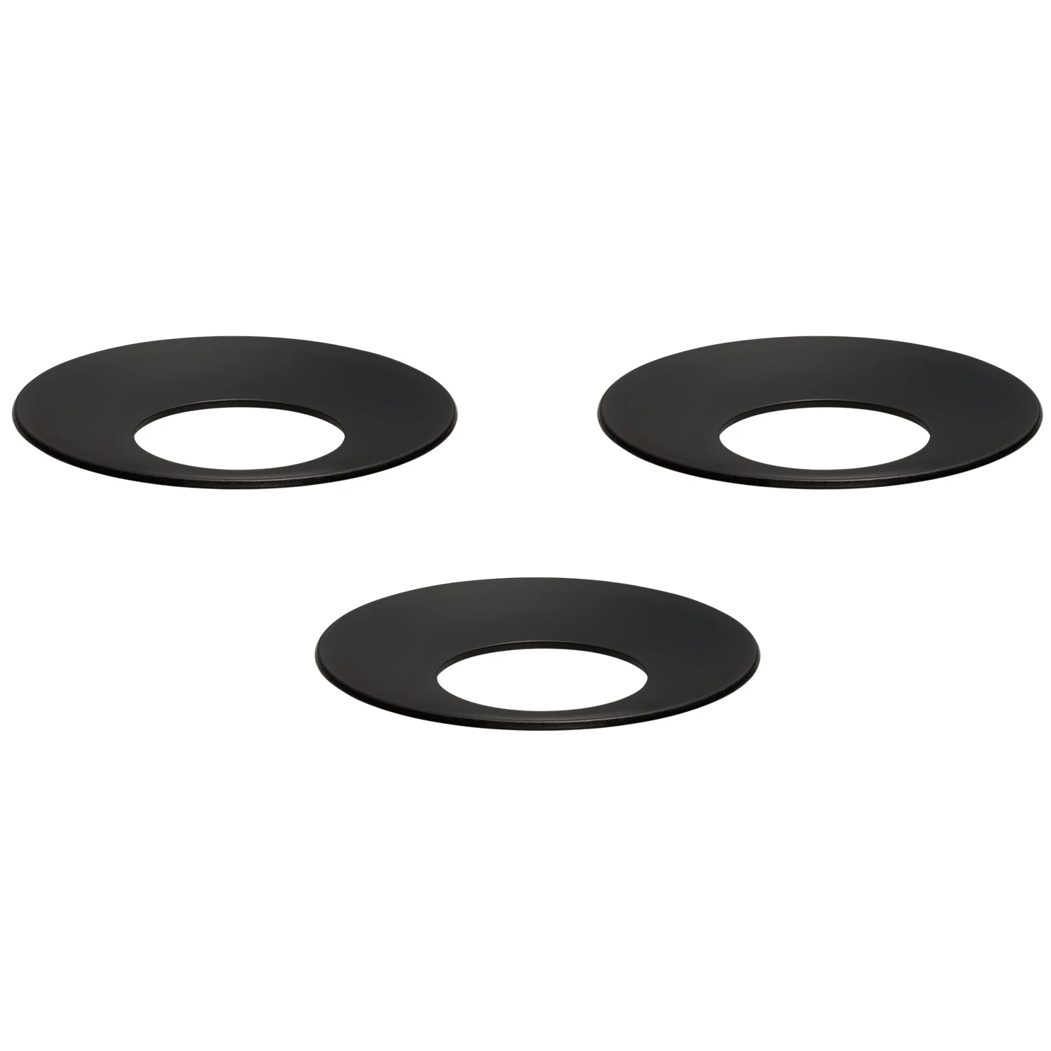 Stoff Nagel Ljusmanschett 3-pack - Ljusstakar Zinc Alloy Svart