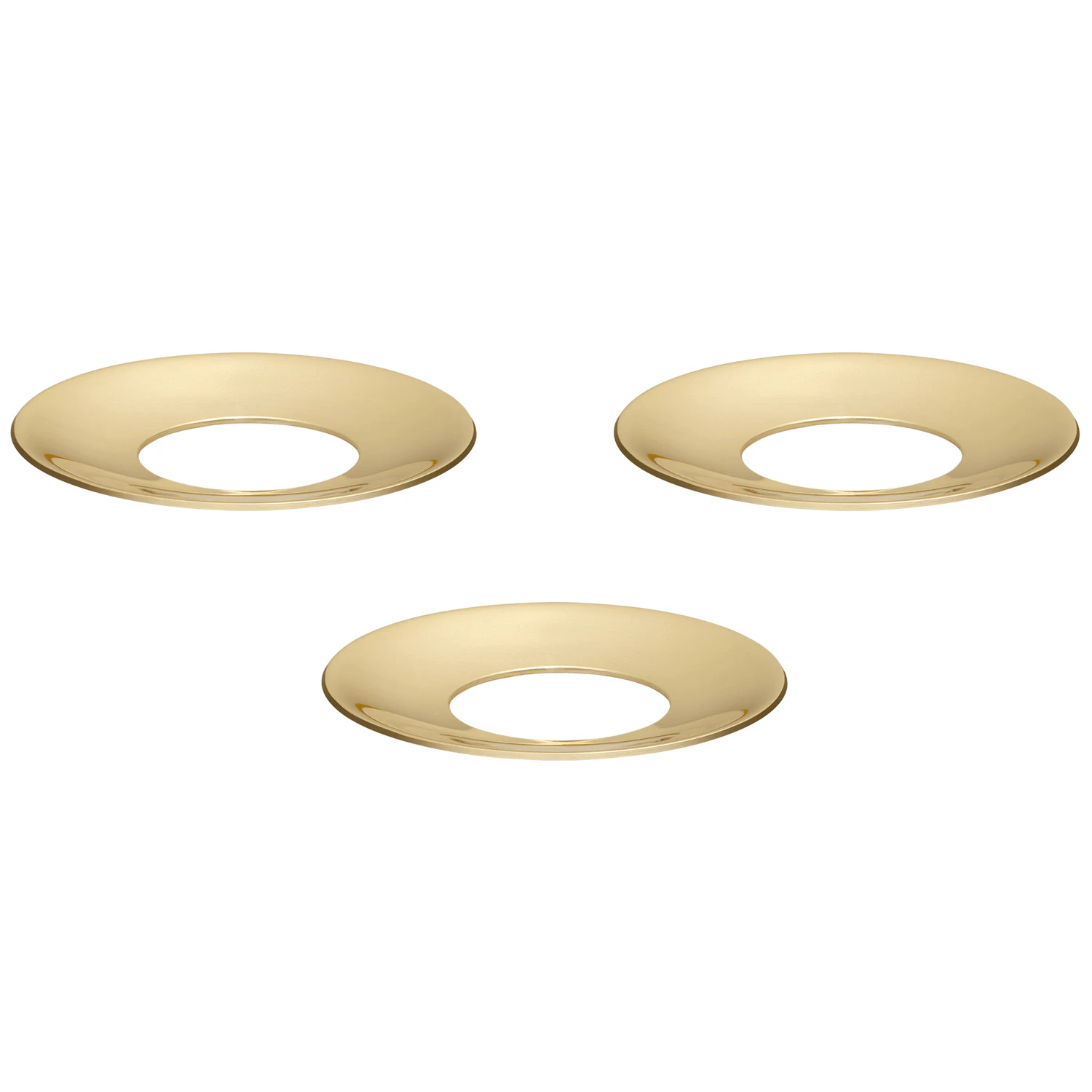 Stoff Nagel Ljusmanschett 3-pack - Ljusstakar Zinc Alloy Solid Brass