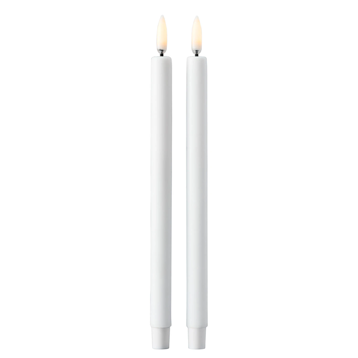 Stoff Nagel Taper Candles By Uyuni Led-ljus 2-pack - LED-ljus Paraffinvax Vit