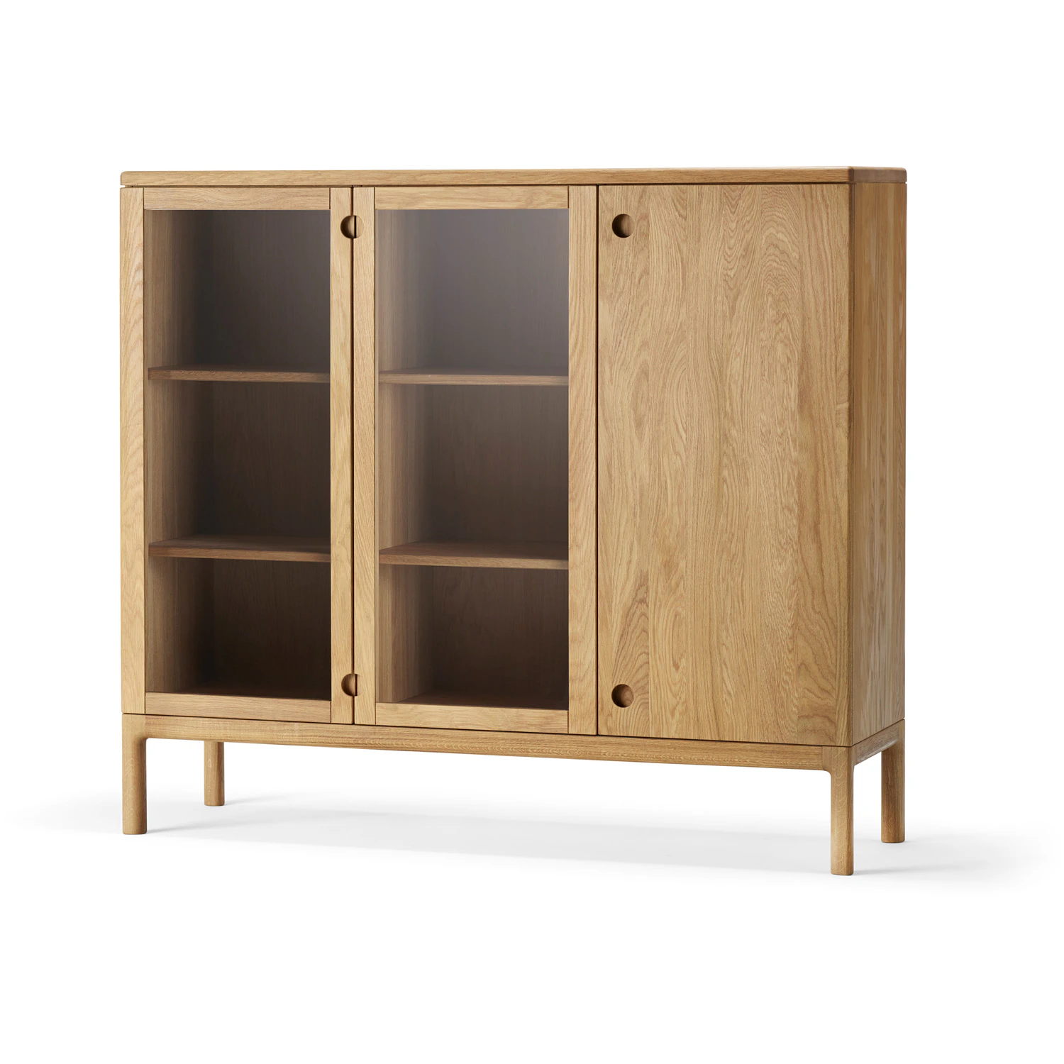 Stolab Prio Sk&auml;nk H&ouml;g - Sk&aring;p & vitrinsk&aring;p Glas Oljad Ek