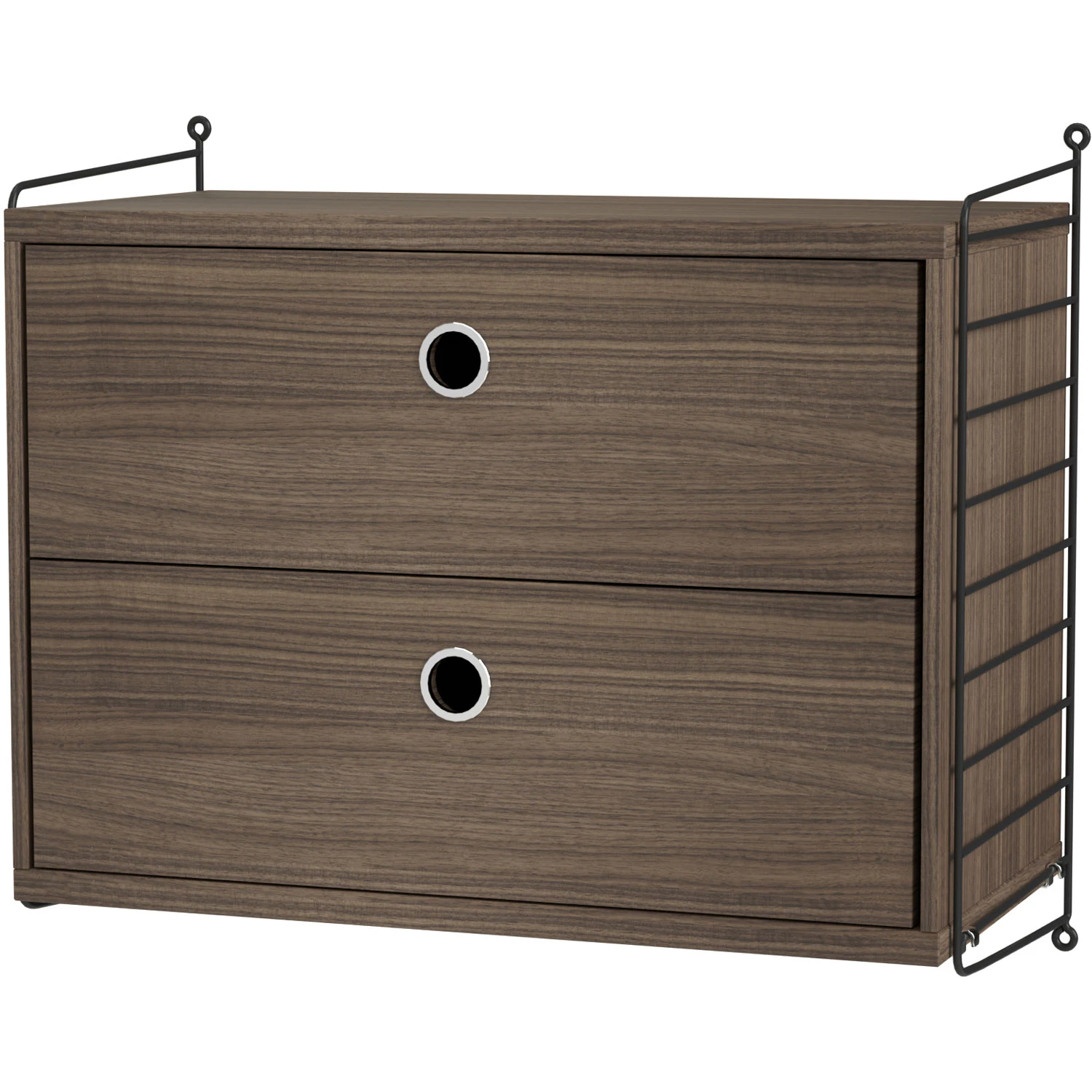 String Bundle A S&auml;nghylla / Valn&ouml;t - S&auml;ngbord Metall Brun