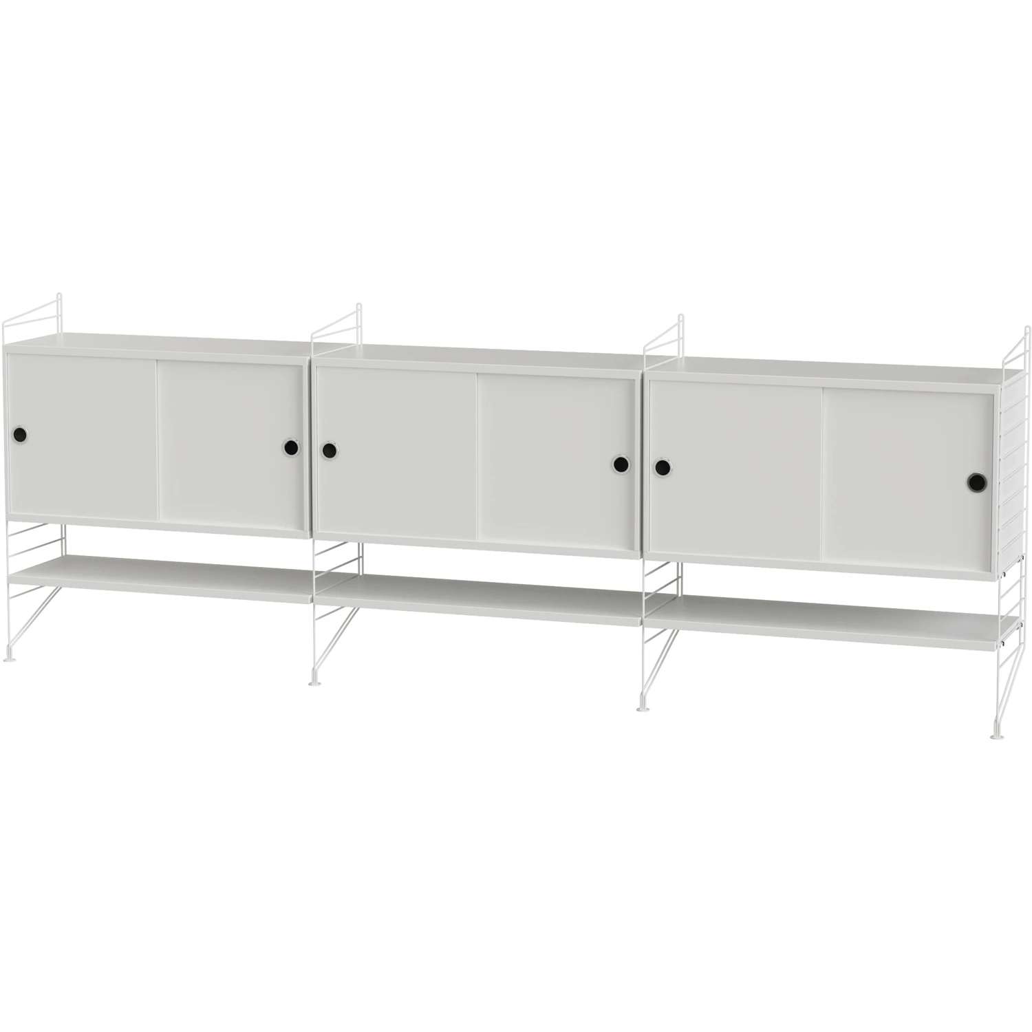 String Bundle I Sidobord - Sk&auml;nkar & sideboards Pulverlackerad Metall Vit