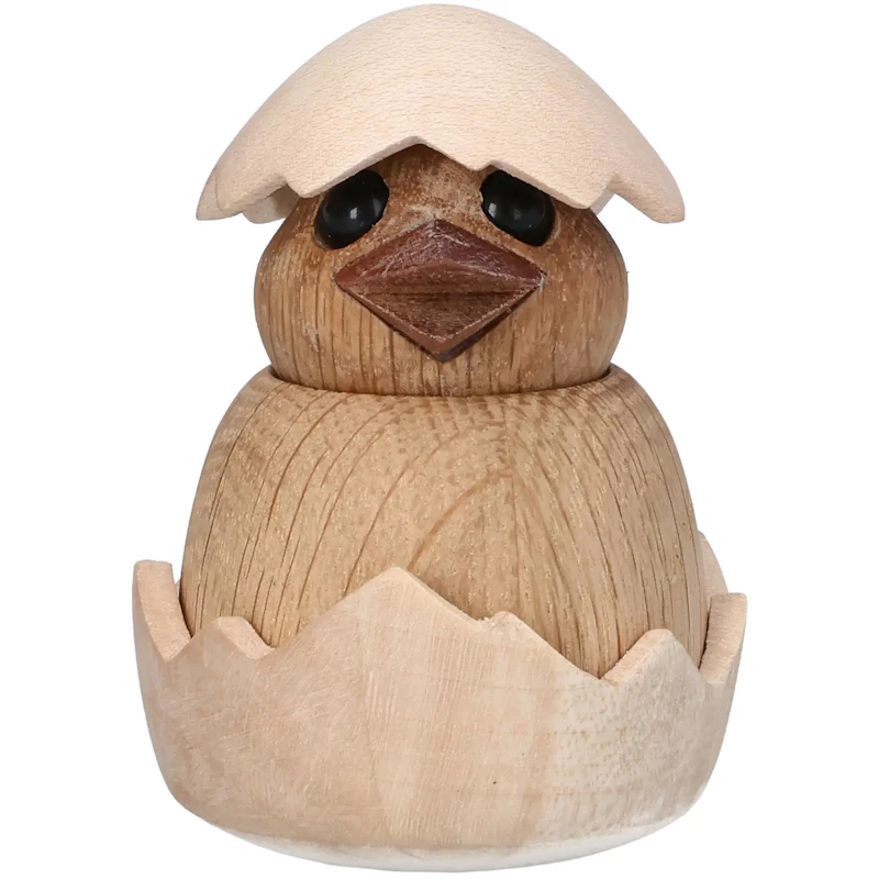 Chick Träfigur Kyckling, 8 cm