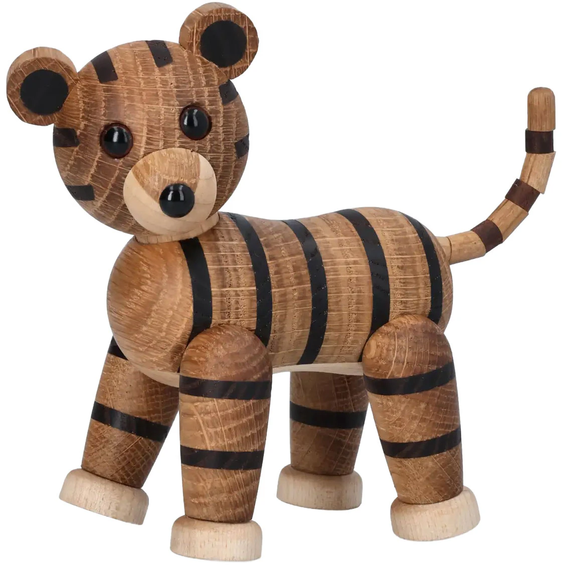 Spring Copenhagen Shiva Träfigur Tiger 12 Cm - Träfigurer Ask Natur