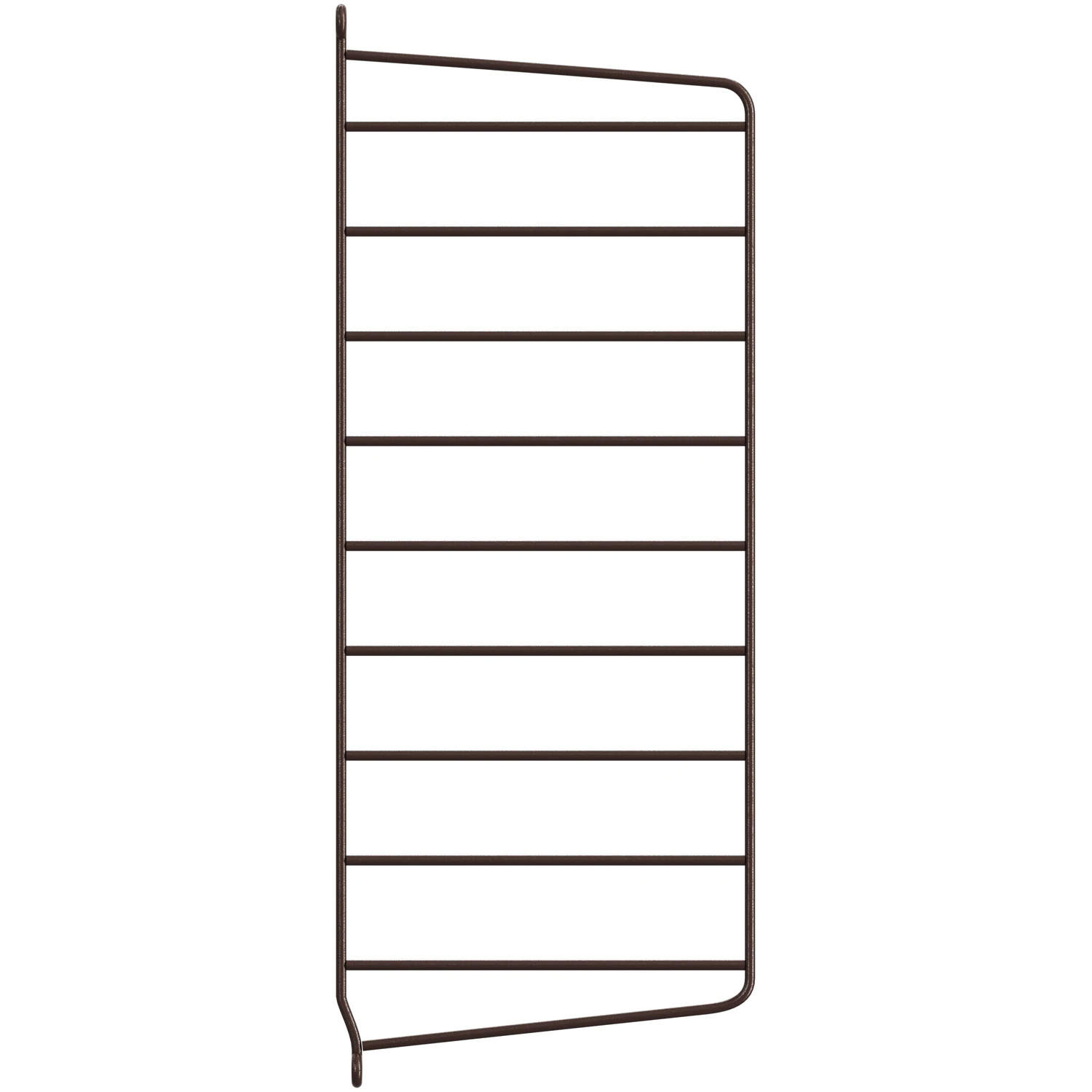 String Gavel 20x50 Cm 1-pack - Modulära hyllsystem Stål Mörkbrun