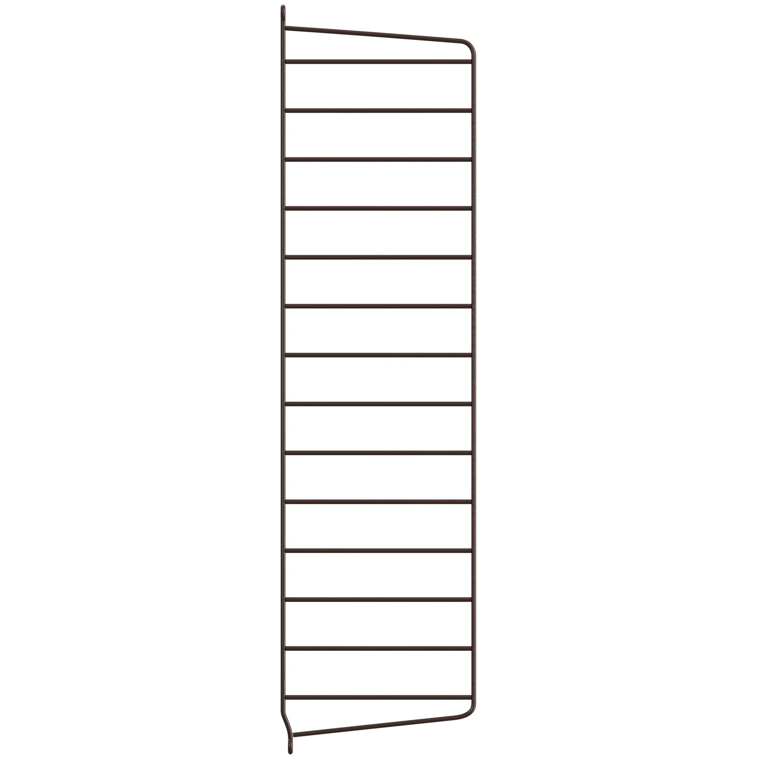 String Gavel 20x75 Cm 1-pack - Modulära hyllsystem Mörkbrun