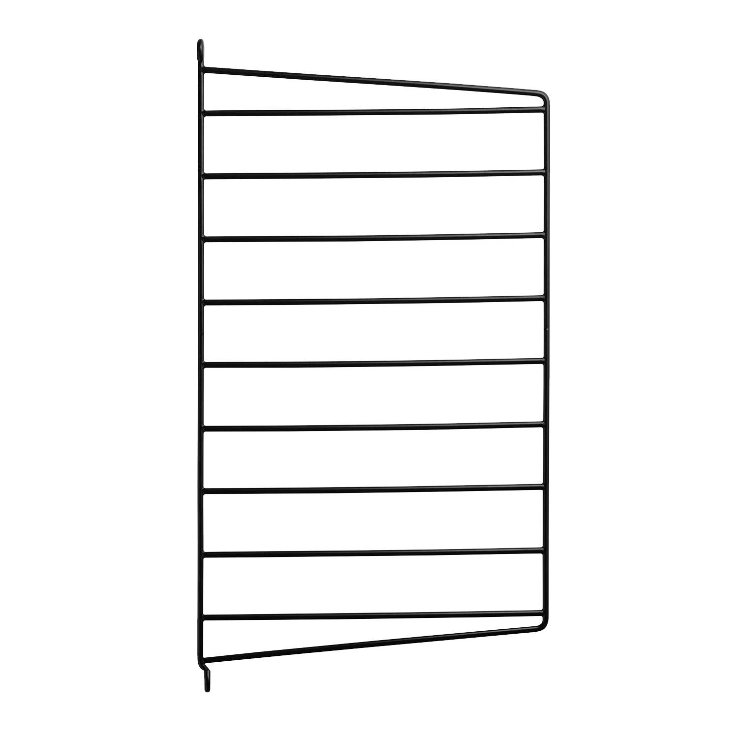 String Gavel 30x50 Cm 1-pack - Modulära hyllsystem Stål Svart