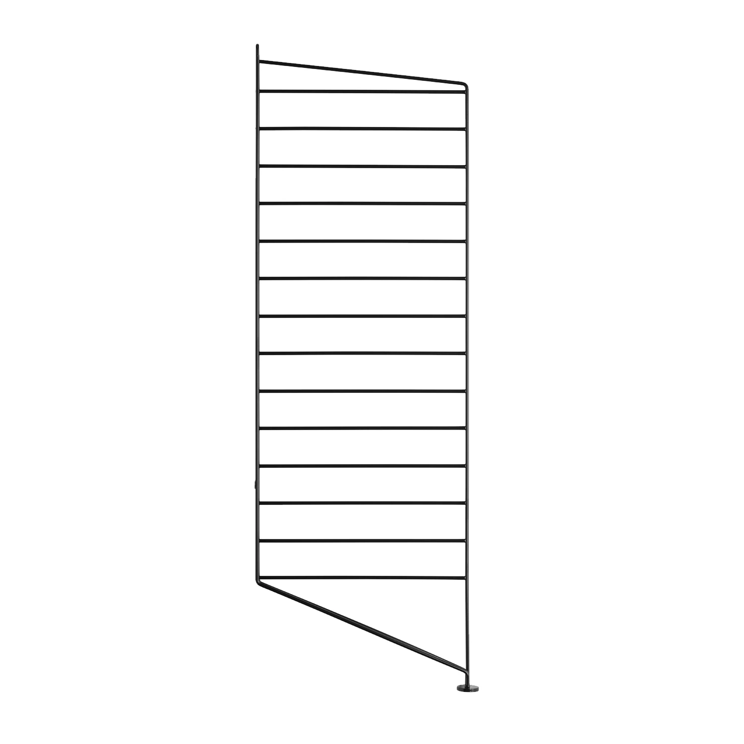 String Gavel Golv 30x115 Cm 1-pack - Modulära hyllsystem Svart