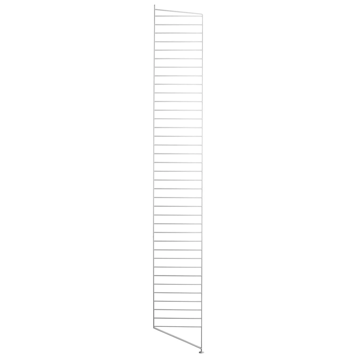 String Gavlar Golv 30x200 Cm 1-pack - Modulära hyllsystem Stål Vit