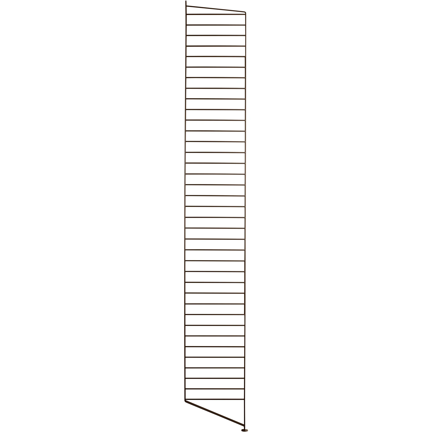 String Gavel Golv 30x200 Cm 1-pack - Modulära hyllsystem Stål Brun