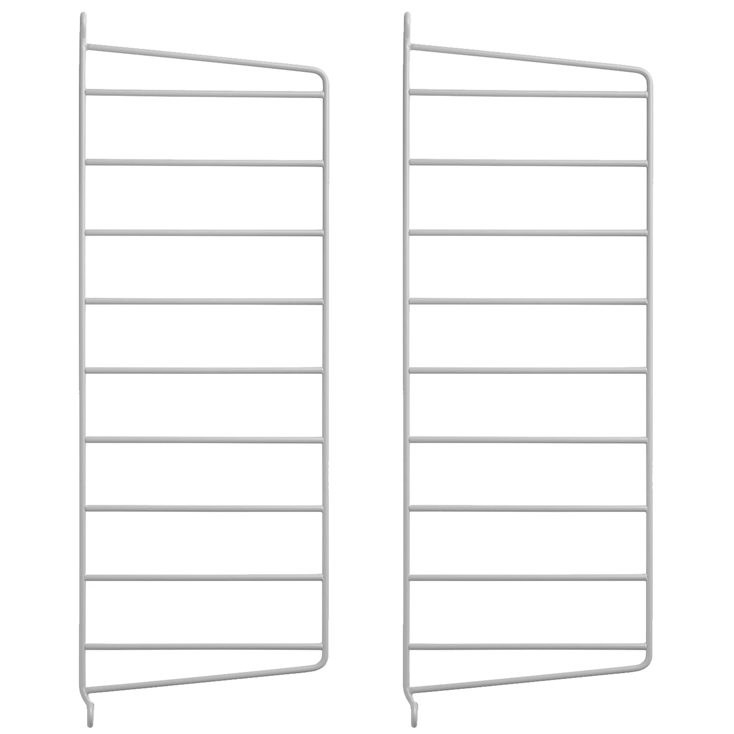 String Gavlar 20x50 Cm 2-pack - Modulära hyllsystem Stål Grå