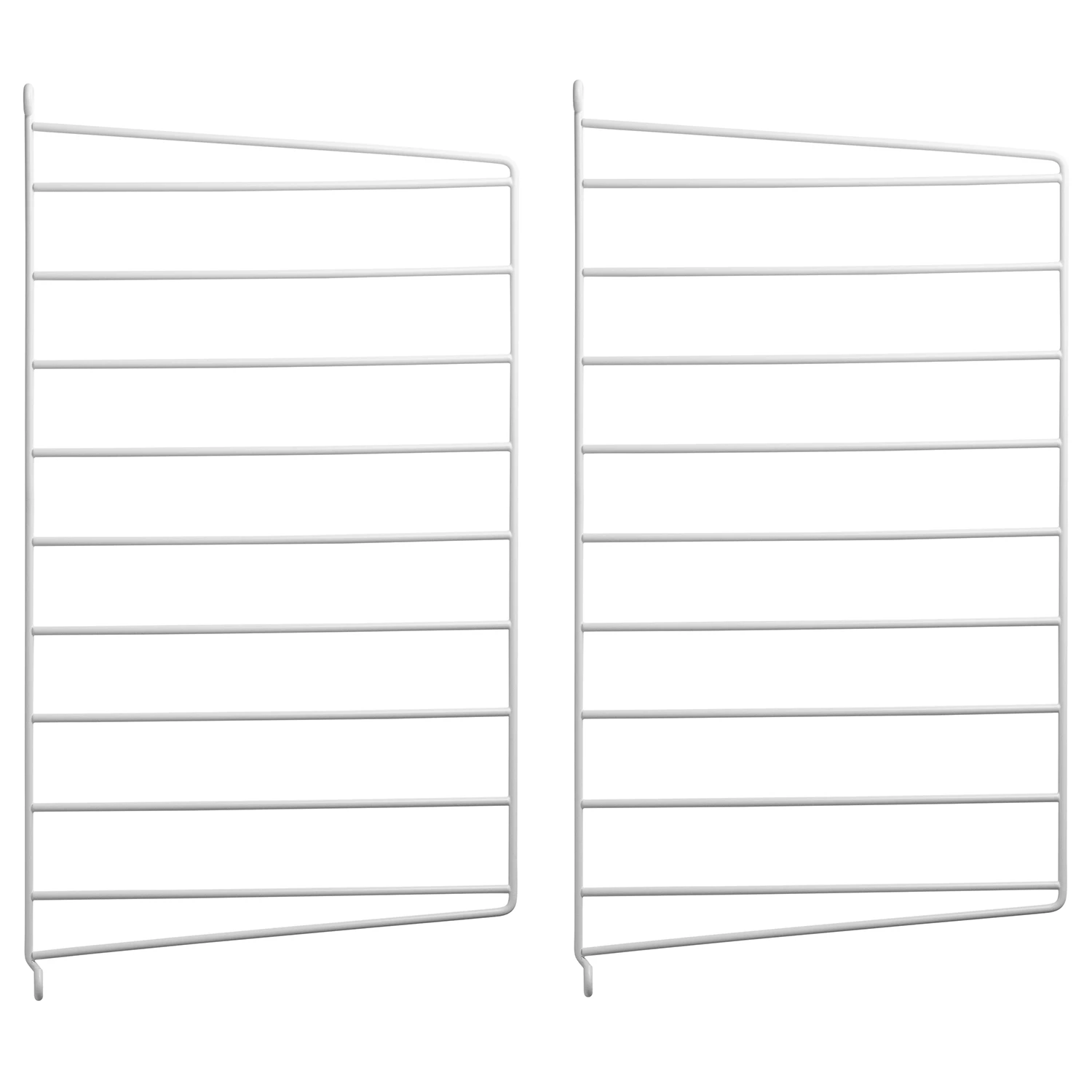 String Gavlar 30x50 Cm 2-pack - Modulära hyllsystem Stål Vit