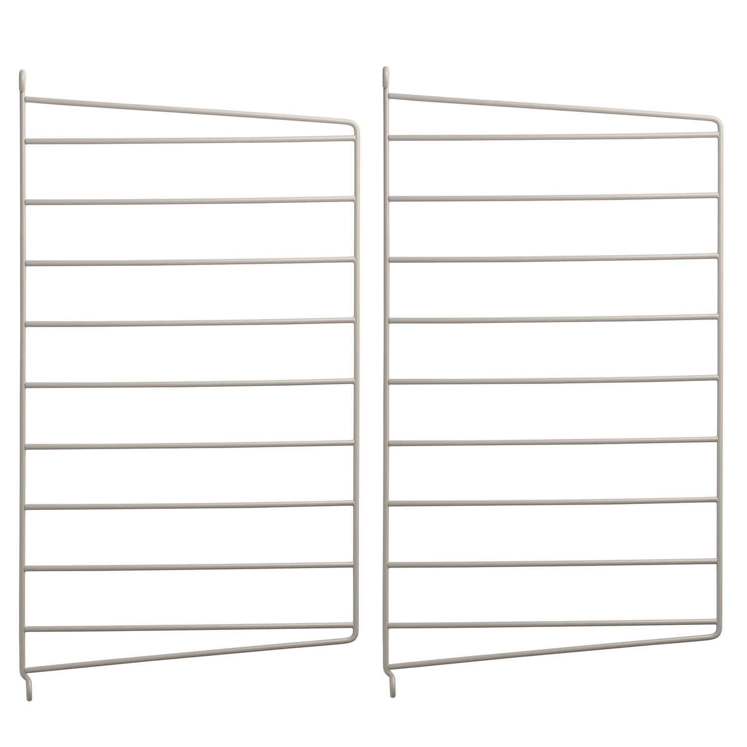 String Gavlar 30x50 Cm 2-pack - Modulära hyllsystem Stål Beige