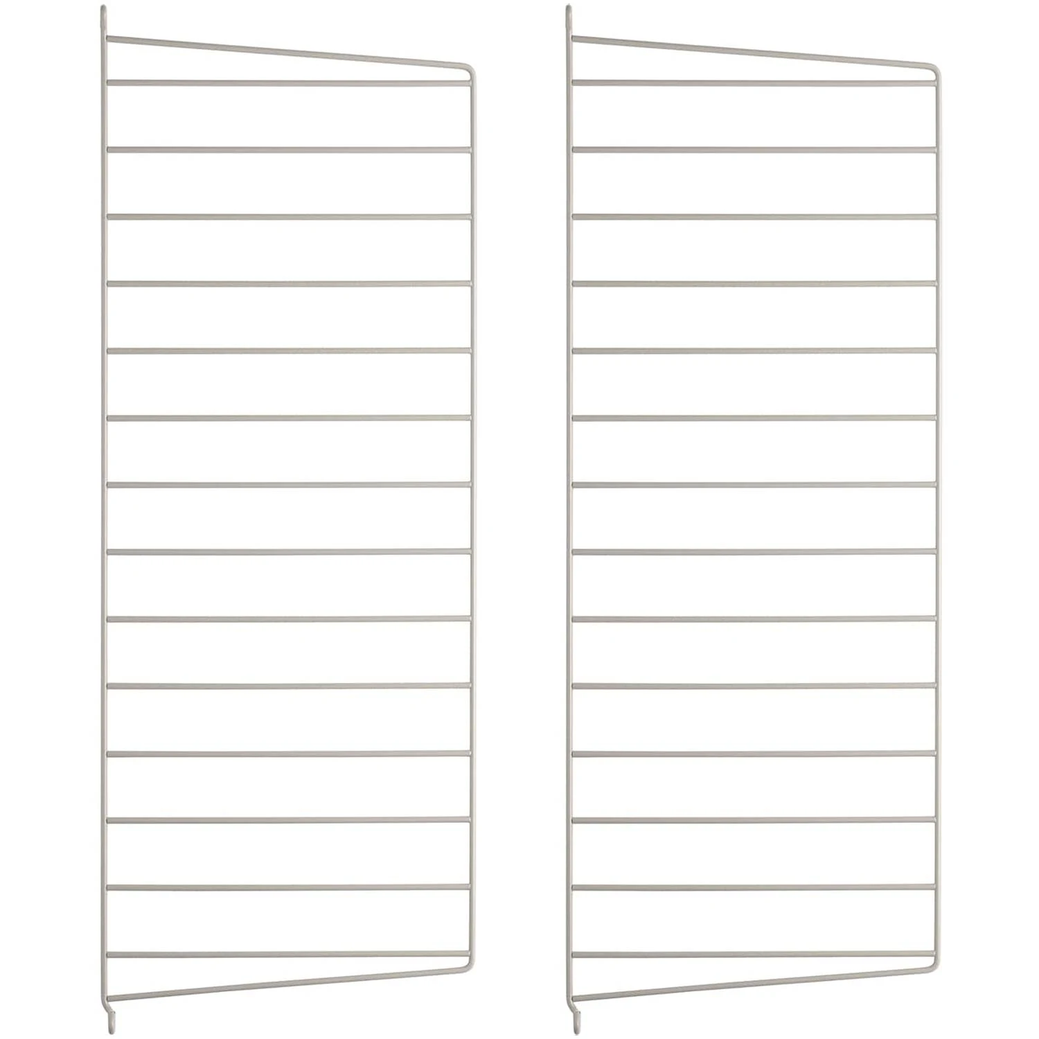 String Gavlar 30x75 Cm 2-pack - Modulära hyllsystem Stål Beige