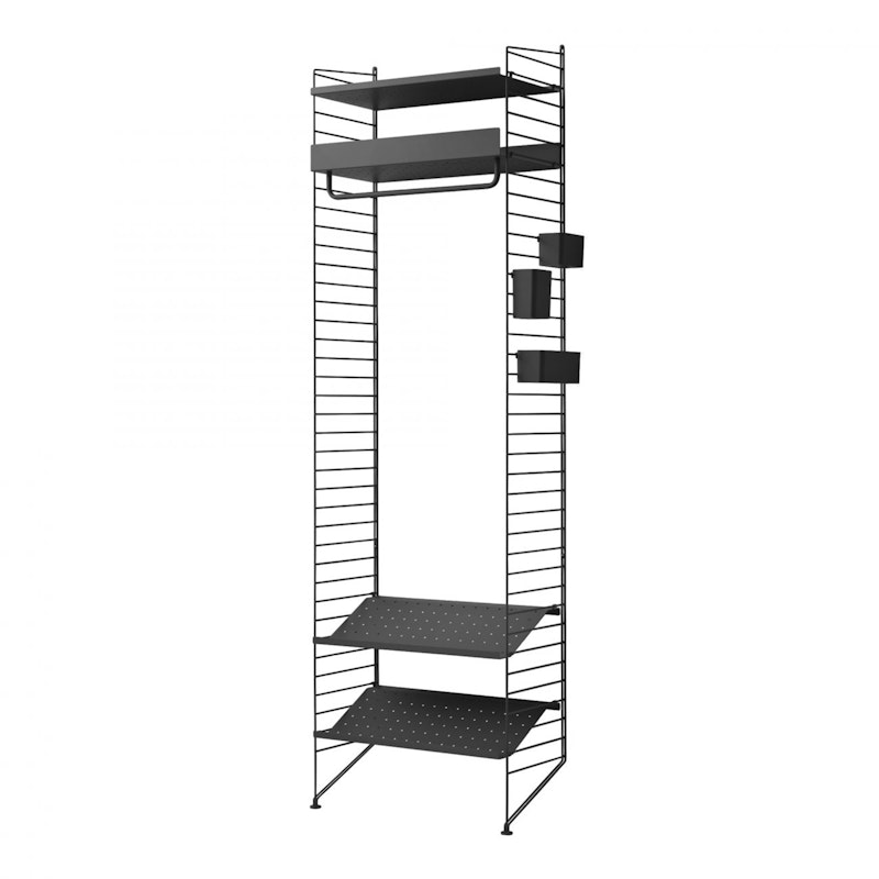 String Hyllsystem No 13, Svart